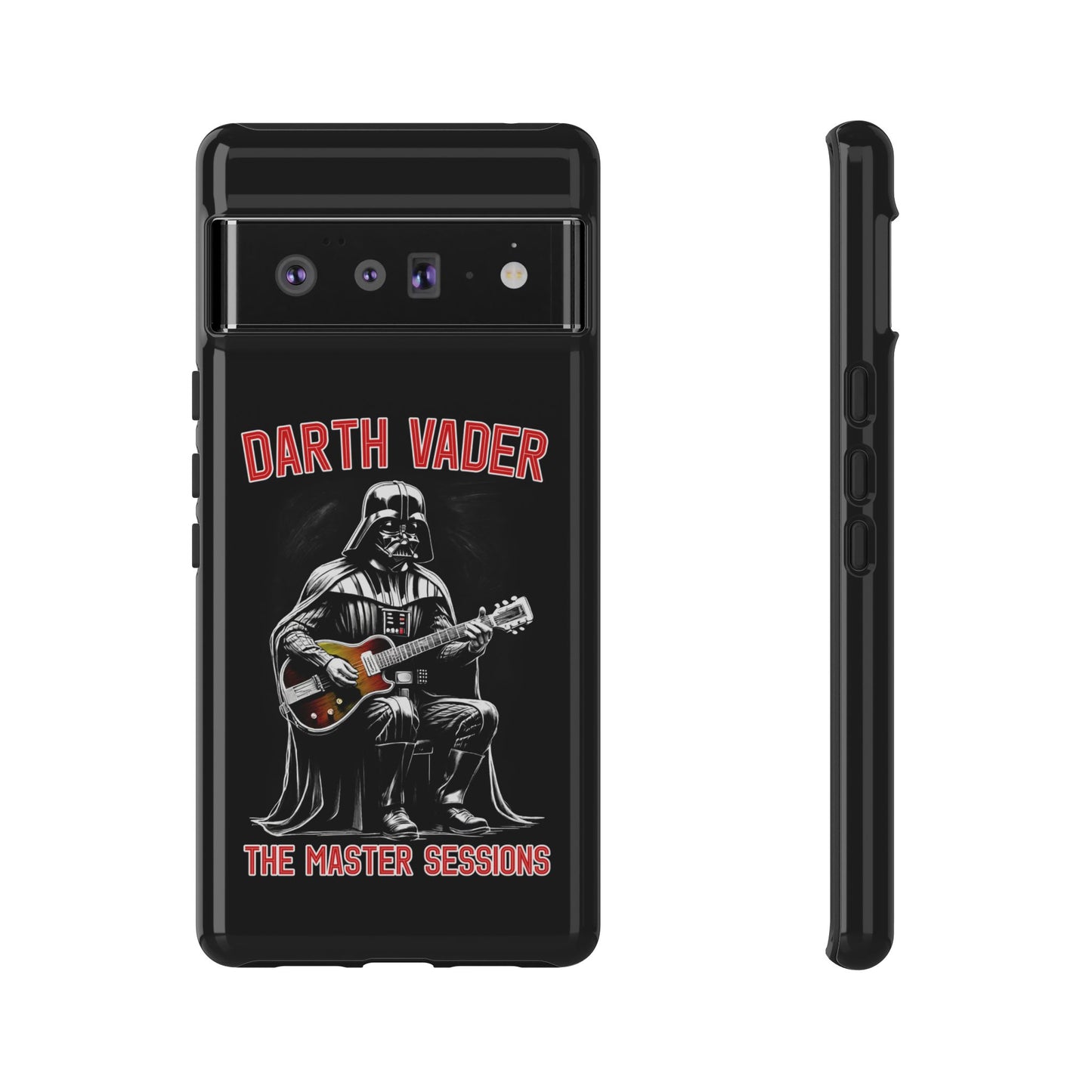 Darth Vader Guitar Rugged Cell Phone Case, Star Wars Concert Design, Tough Phone Cover, Outer Rim Tour Merch, Galaxy Jammer Case