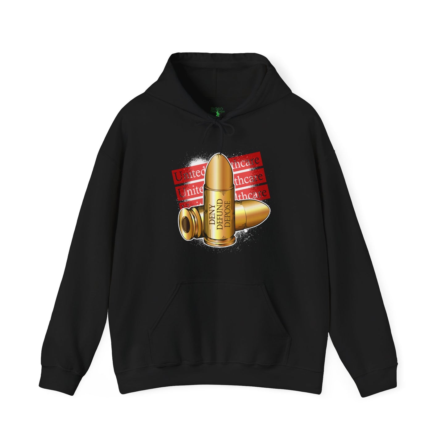 Deny, Defund, and Depose Hoodie, Healthcare Reform Activist Sweatshirt, Broken Insurance System Protest Apparel, Social Justice Pullover,