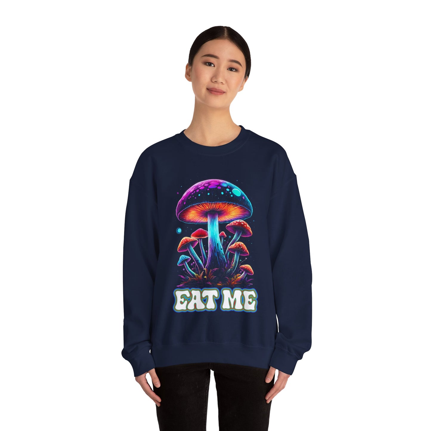Psychedelic Mushroom Sweatshirt - Magic Mushroom Tee, Music Festival Sweatshirt, Alice in Wonderland, Heavy Cotton Sweatshirt