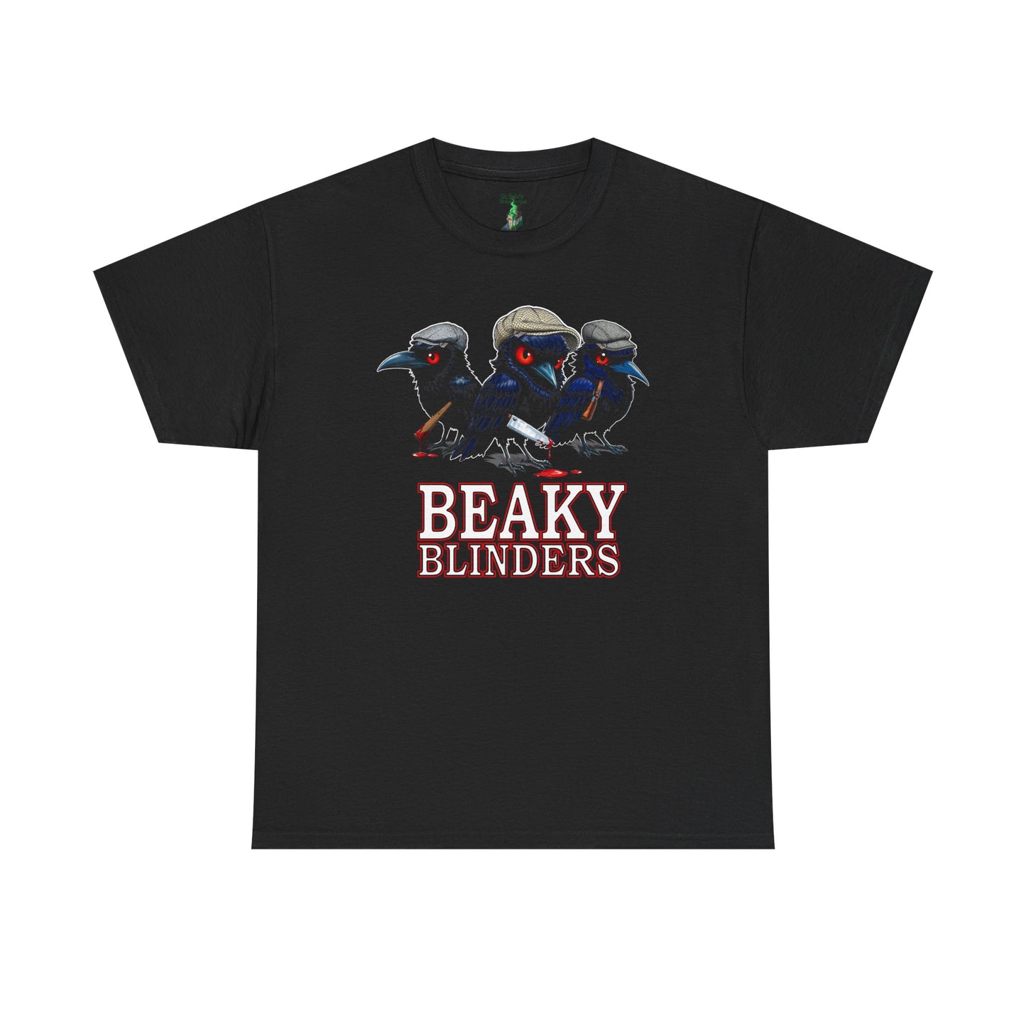 Beaky Blinders Unisex Tee, Peaky Blinders Parody Shirt, Gangster Fan Gift, Murder of Crows T-shirt, Tommy Shelby Tee, Razor Blades Tee