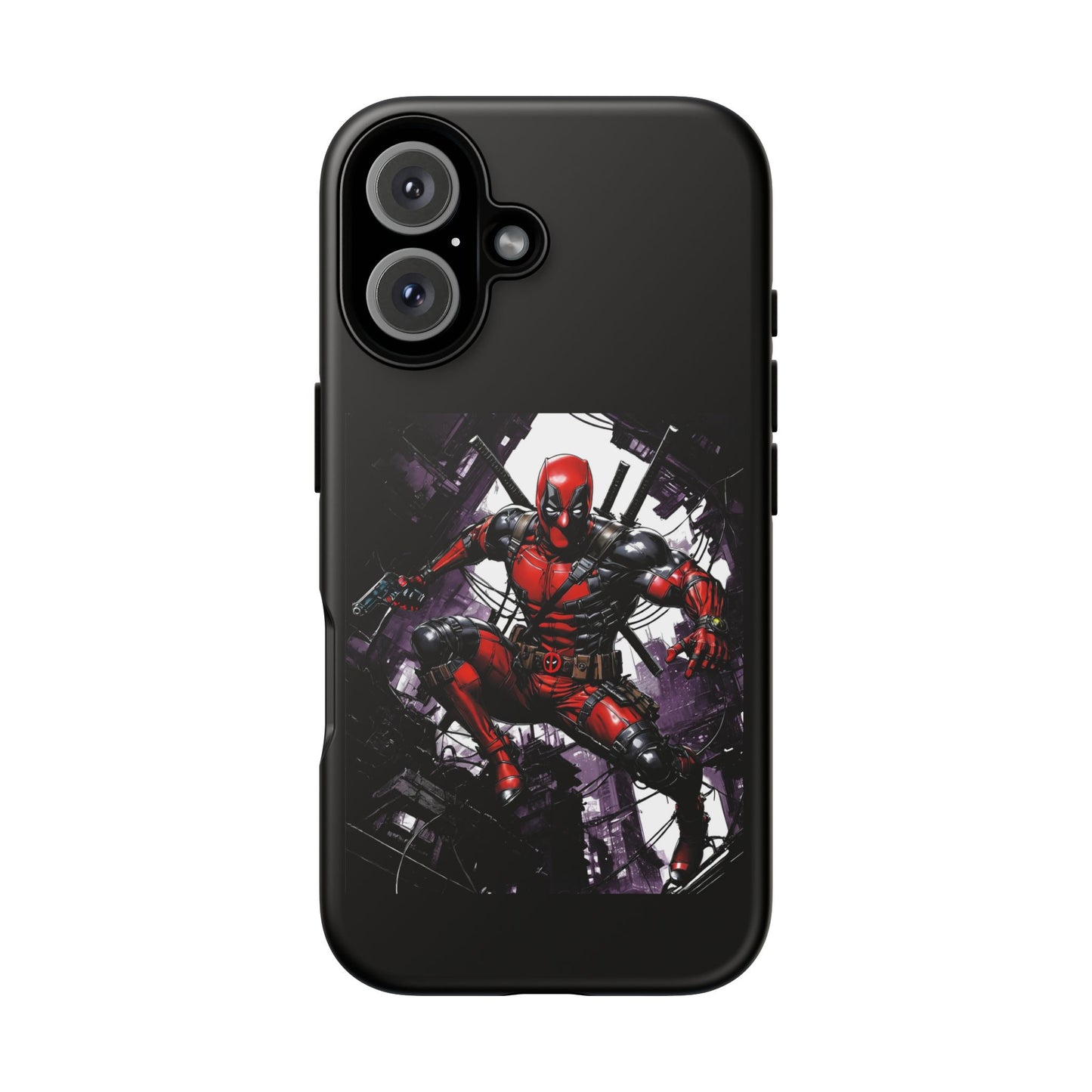 Deadpool Fan Art Tough Cases - Rugged Cell Phone Case, T-Shirt, Sweatshirt, Hoodie - Stylish Hero Accessories, Baller Matching Set, Marvel