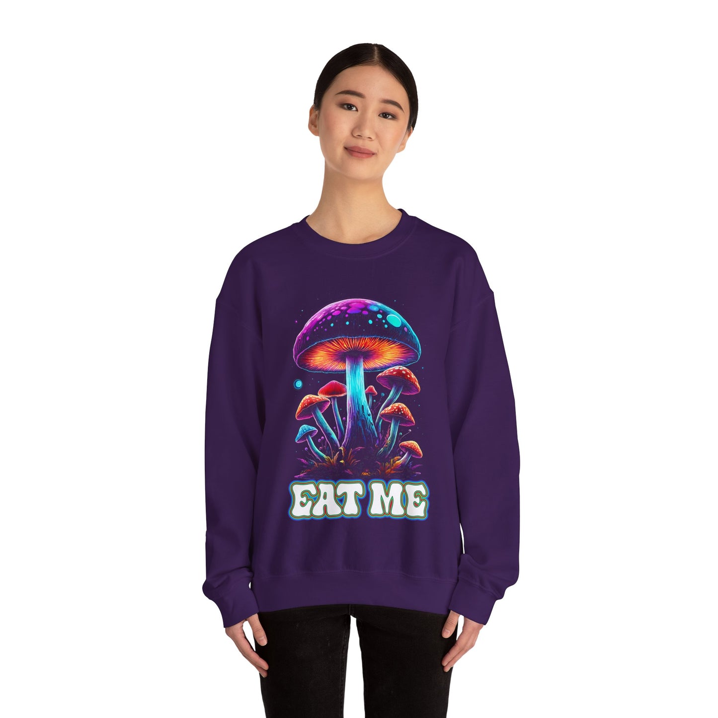 Psychedelic Mushroom Sweatshirt - Magic Mushroom Tee, Music Festival Sweatshirt, Alice in Wonderland, Heavy Cotton Sweatshirt