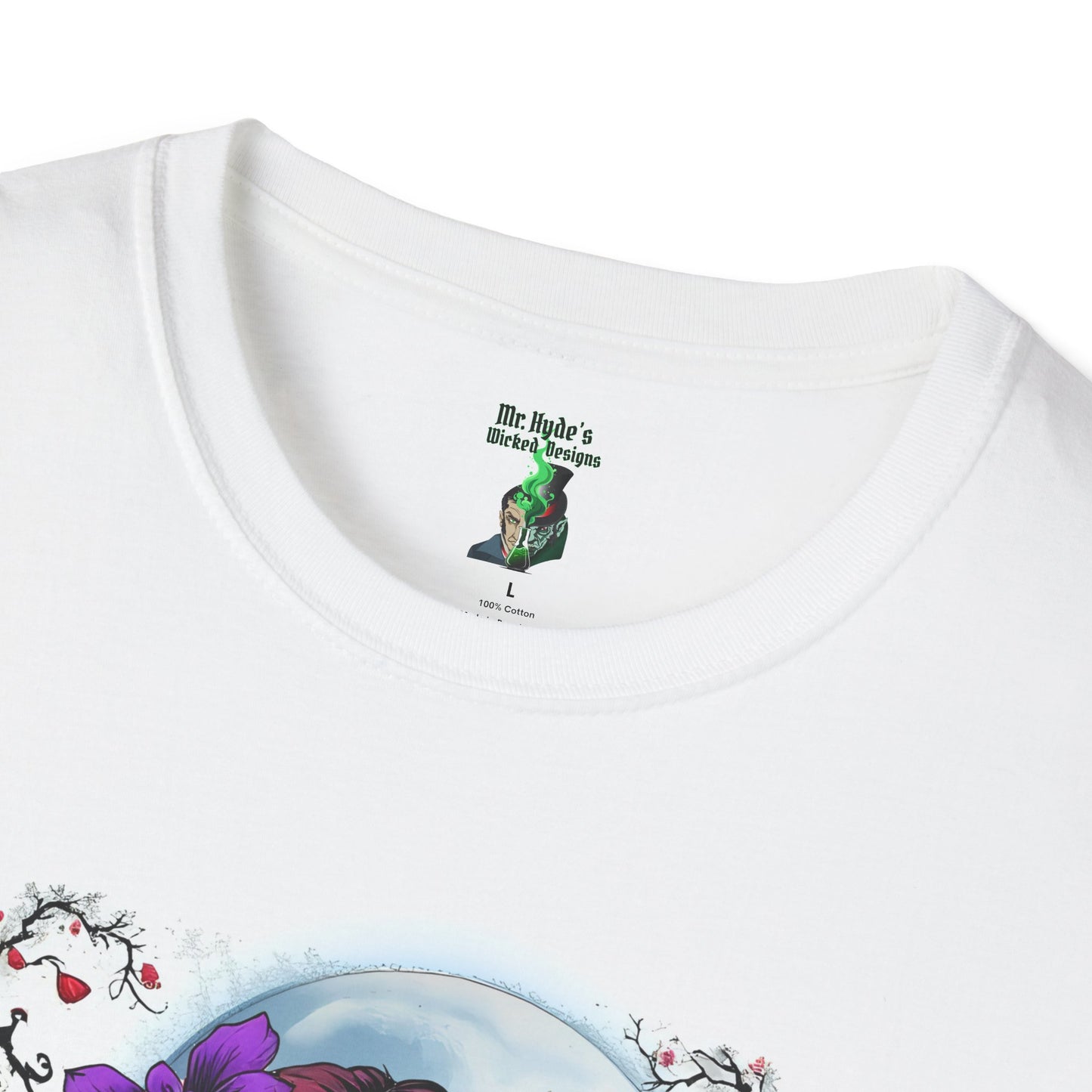 Sally T-Shirt, Unisex Softstyle Tee with Quote, Jack and Sally Fan Apparel, Nightmare Before Xmas Design