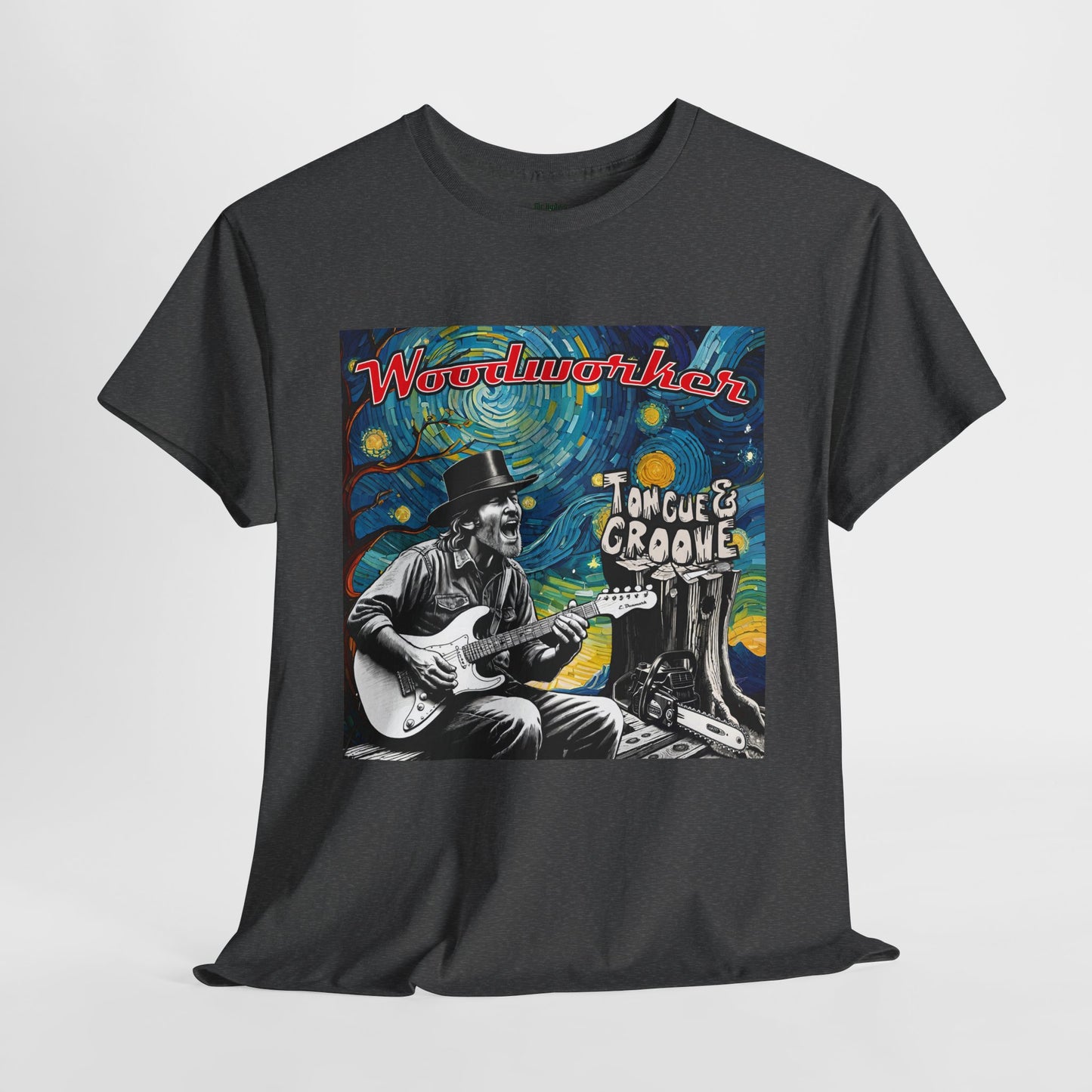 Woodworker Tongue & Groove Unisex Heavy Cotton Tee