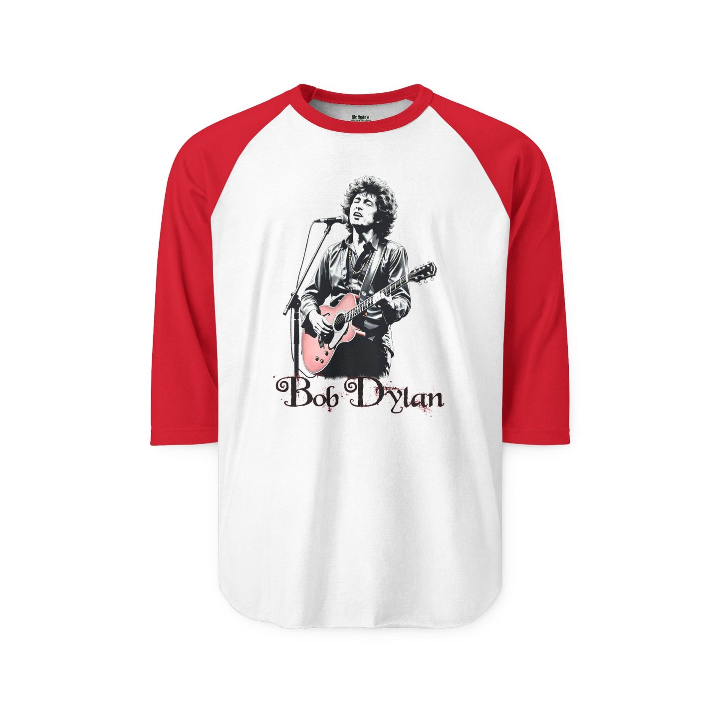 Bob Dylan Unisex Raglan Shirt - Retro Music Tee, Gift for Music Lovers, Concert Outfit, Vintage Style, Rock and Roll Apparel