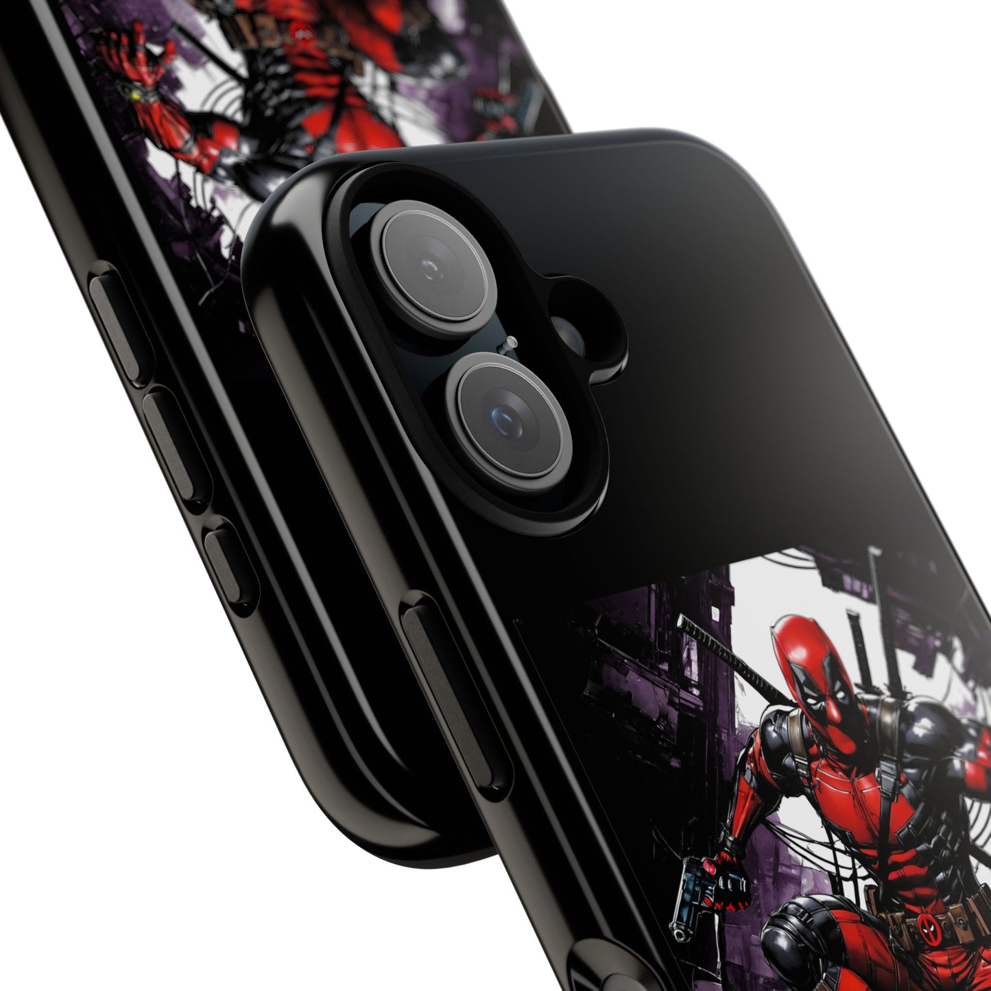 Deadpool Fan Art Tough Cases - Rugged Cell Phone Case, T-Shirt, Sweatshirt, Hoodie - Stylish Hero Accessories, Baller Matching Set, Marvel