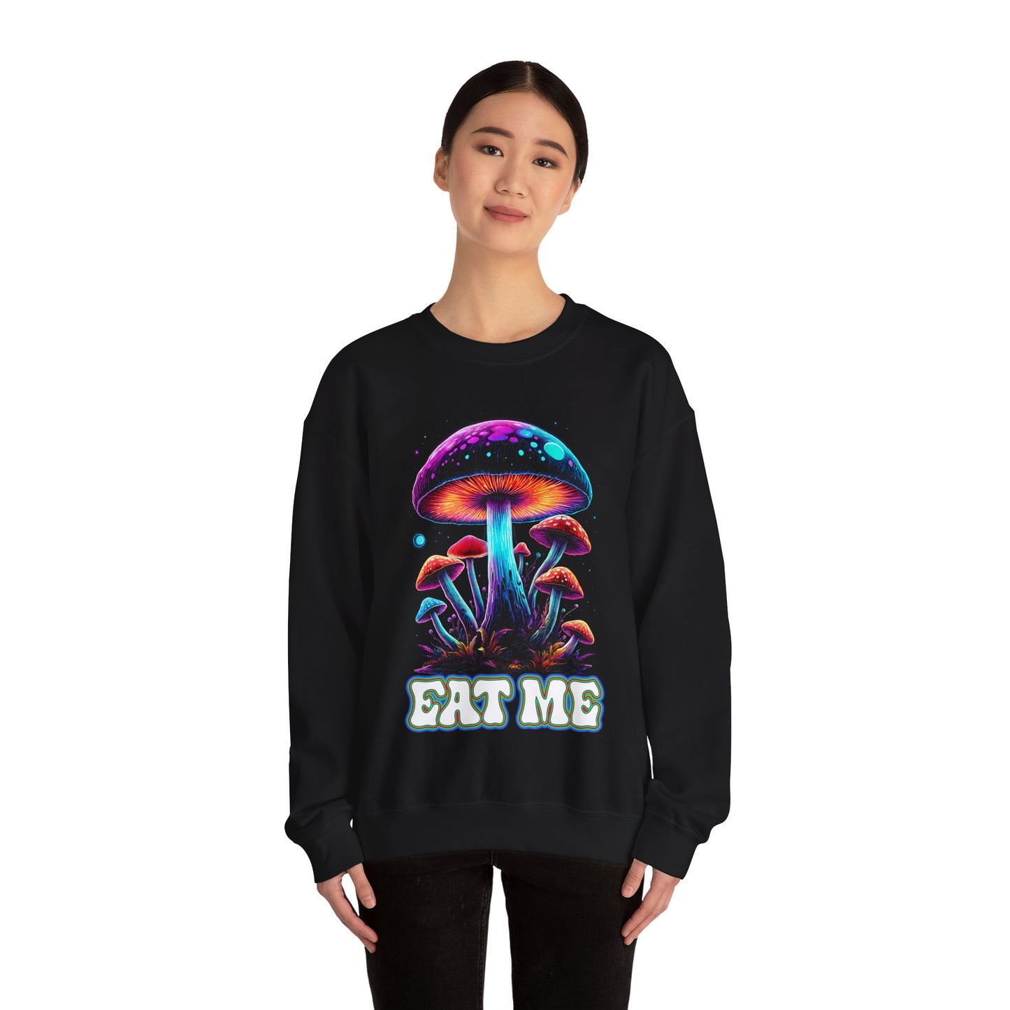Psychedelic Mushroom Sweatshirt - Magic Mushroom Tee, Music Festival Sweatshirt, Alice in Wonderland, Heavy Cotton Sweatshirt
