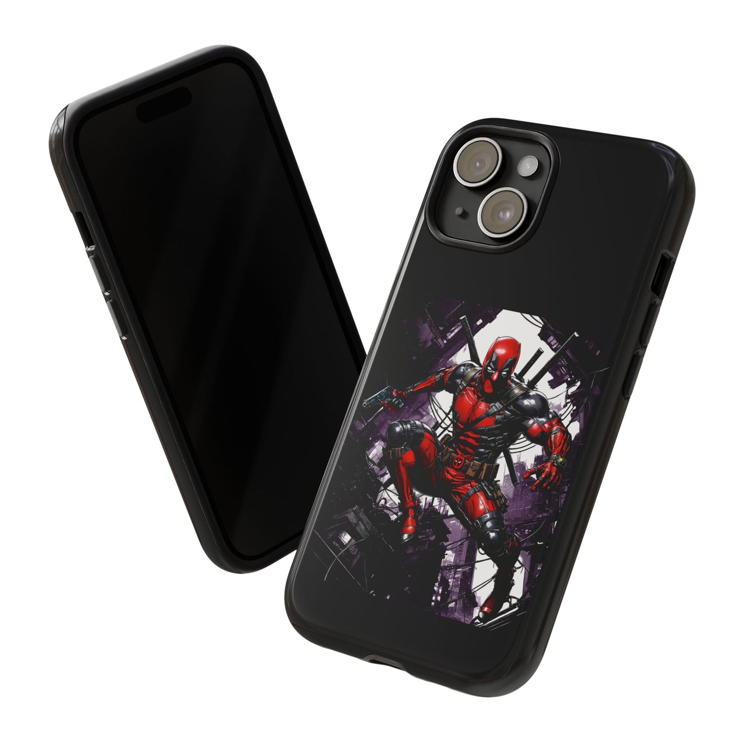 Deadpool Fan Art Tough Cases - Rugged Cell Phone Case, T-Shirt, Sweatshirt, Hoodie - Stylish Hero Accessories, Baller Matching Set, Marvel