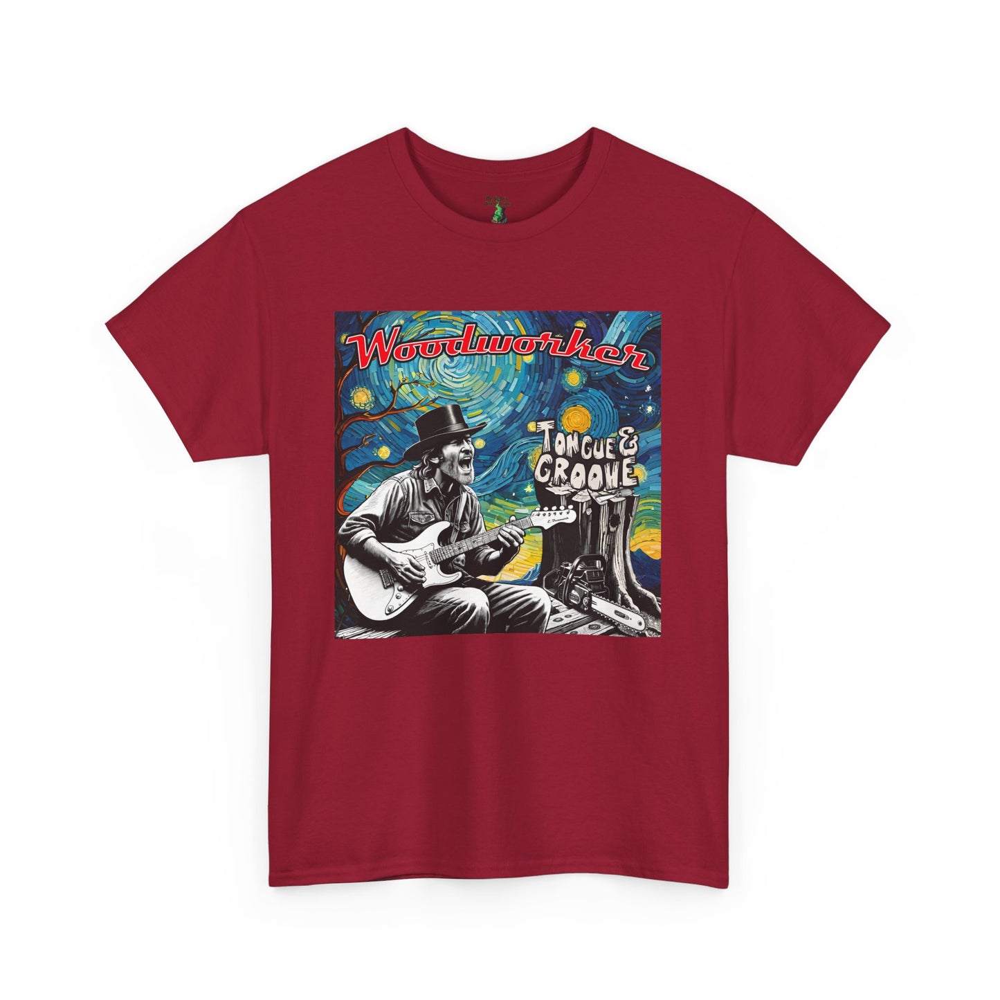 Woodworker Tongue & Groove Unisex Heavy Cotton Tee
