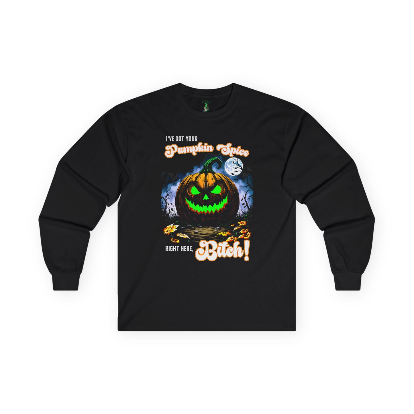 Cotton Tee, Pumpkin Spice Halloween Jack-O-Lantern Unisex Shirt, Fall Festivities Gift, Funny Autumn Clothing, Casual Outfit