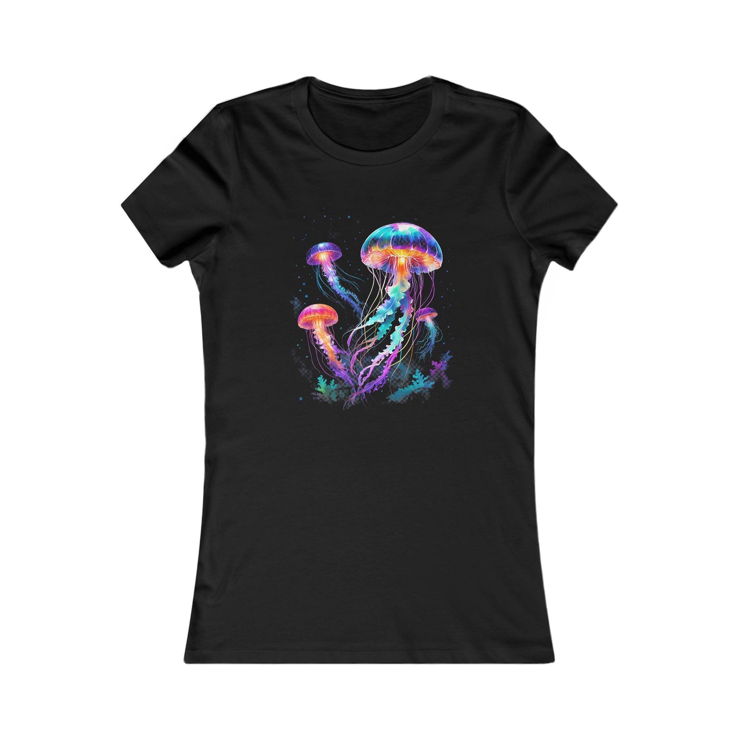 Vibrant Jellyfish Women's Tee - Ocean-Inspired Casual Shirt - Salt Life Tee