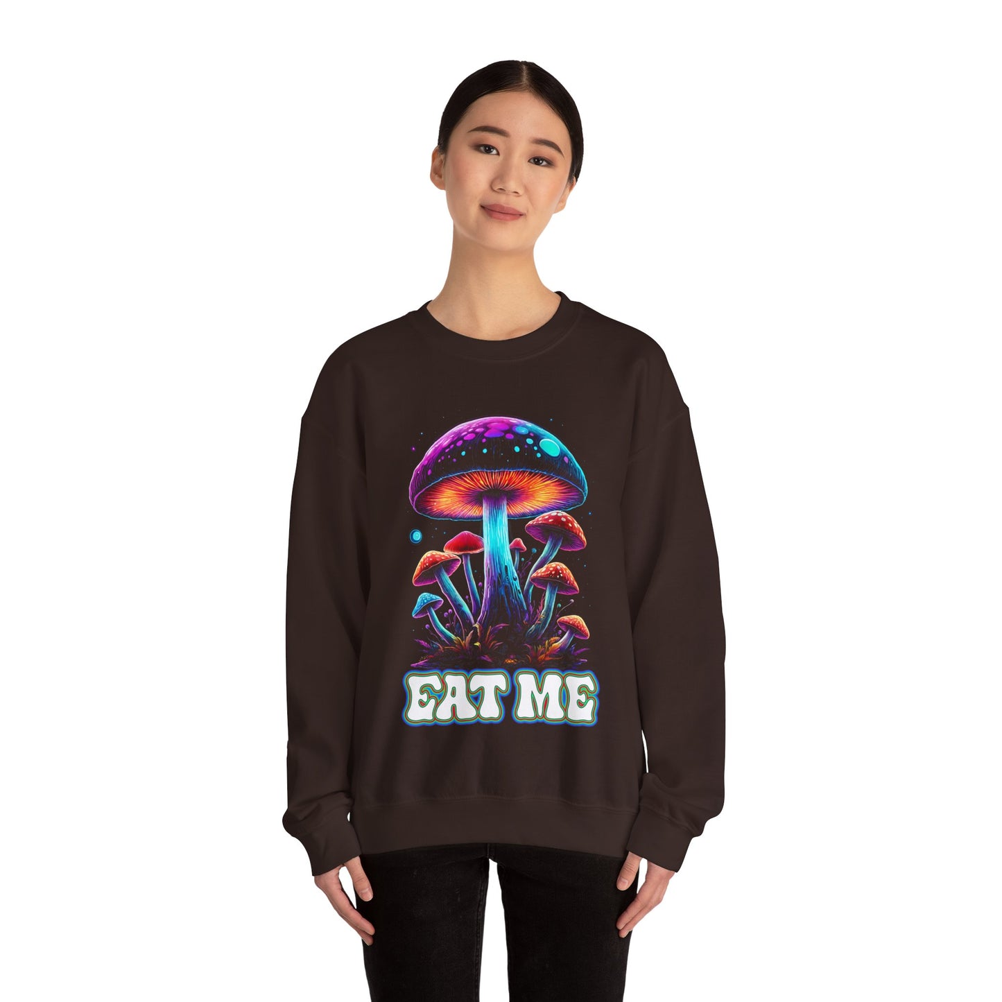 Psychedelic Mushroom Sweatshirt - Magic Mushroom Tee, Music Festival Sweatshirt, Alice in Wonderland, Heavy Cotton Sweatshirt