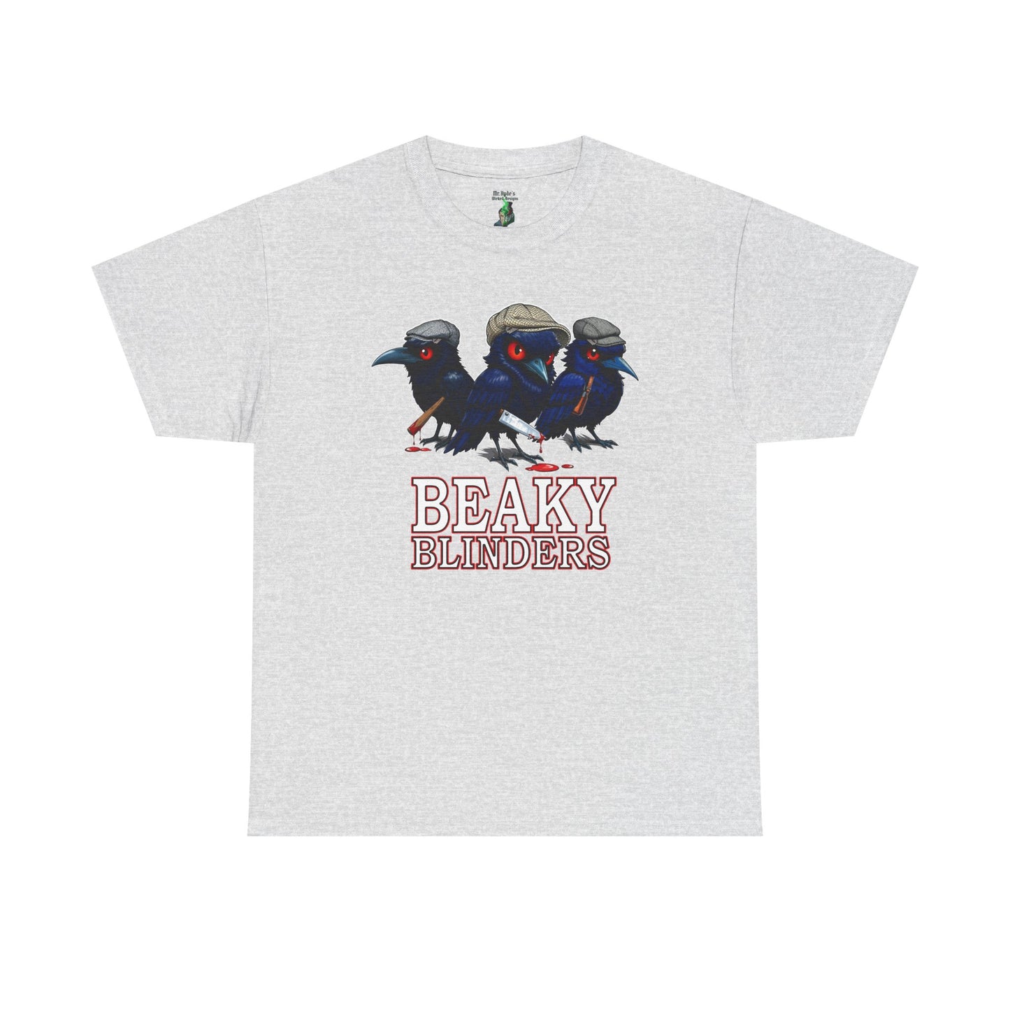 Beaky Blinders Unisex Tee, Peaky Blinders Parody Shirt, Gangster Fan Gift, Murder of Crows T-shirt, Tommy Shelby Tee, Razor Blades Tee