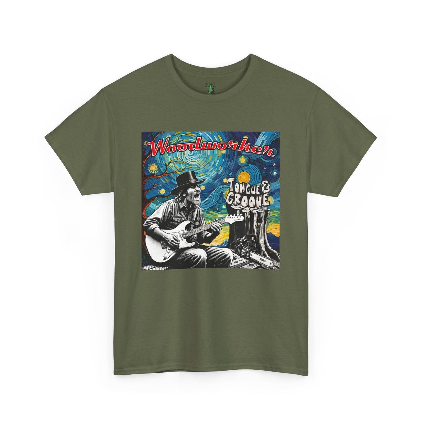 Woodworker Tongue & Groove Unisex Heavy Cotton Tee