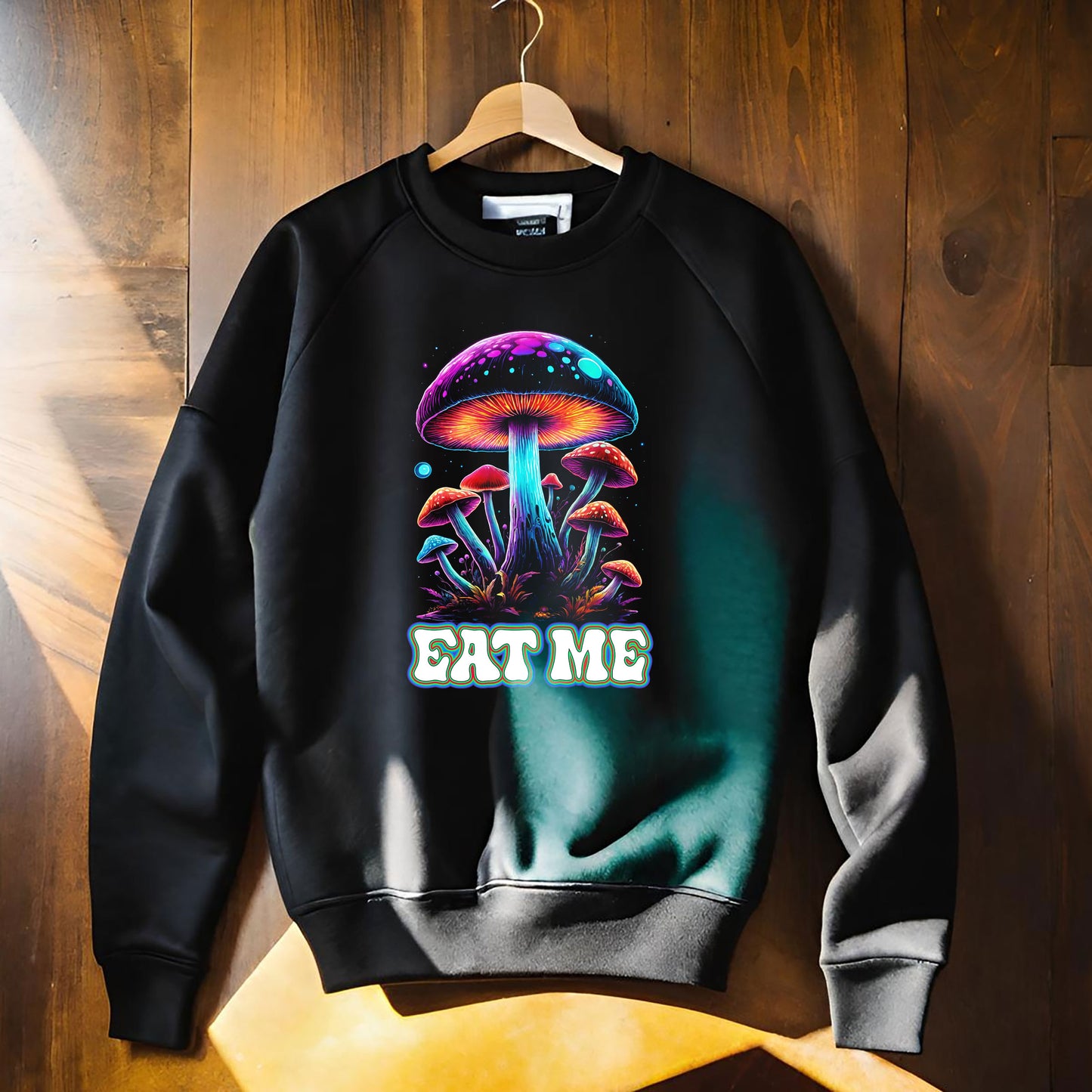 Psychedelic Mushroom Sweatshirt - Magic Mushroom Tee, Music Festival Sweatshirt, Alice in Wonderland, Heavy Cotton Sweatshirt