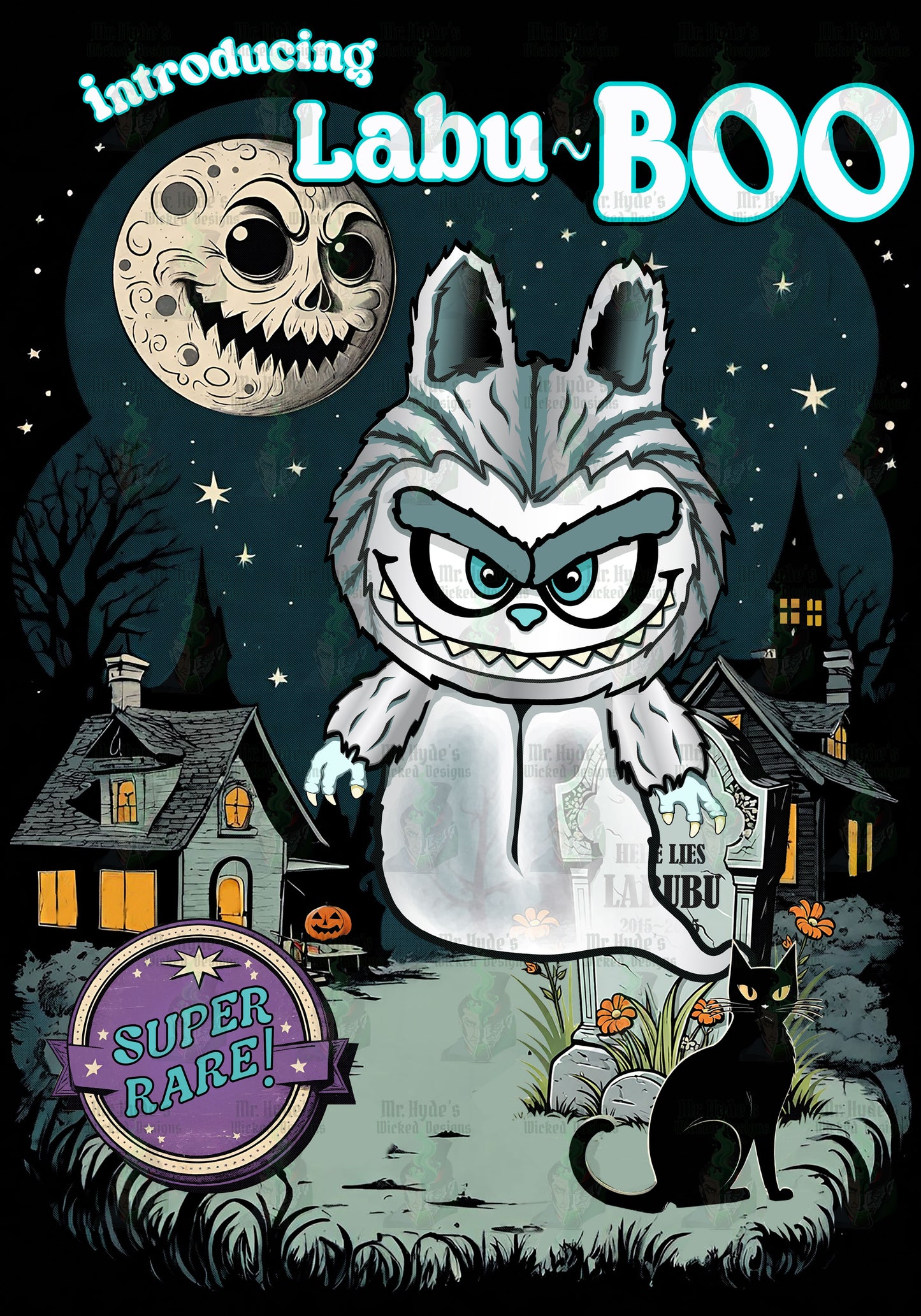 Labu-Boo Unisex Sweatshirt, Ghostly Vintage Cartoon Design, Halloween Shirt, Spooky and Charming Apparel, Unique Quirky Clothing