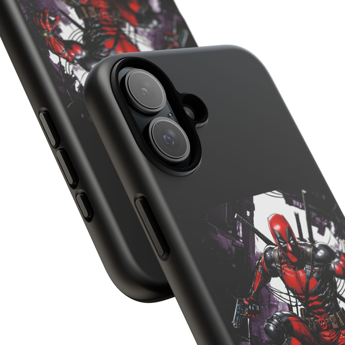 Deadpool Fan Art Tough Cases - Rugged Cell Phone Case, T-Shirt, Sweatshirt, Hoodie - Stylish Hero Accessories, Baller Matching Set, Marvel