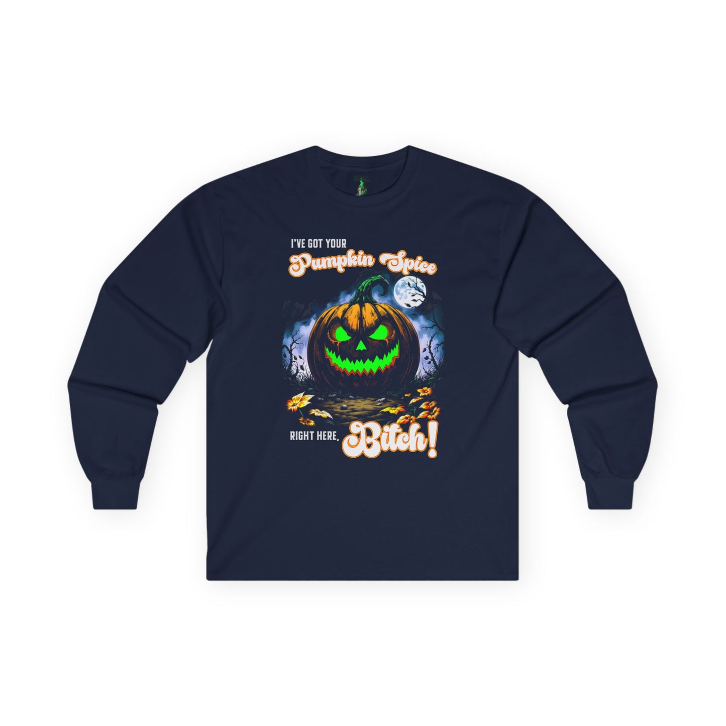 Cotton Tee, Pumpkin Spice Halloween Jack-O-Lantern Unisex Shirt, Fall Festivities Gift, Funny Autumn Clothing, Casual Outfit