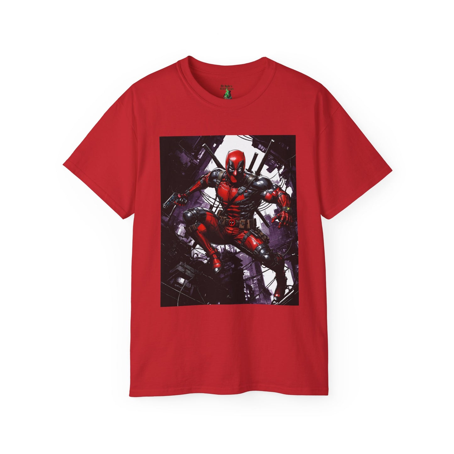 Deadpool Fan Art T-shirt, Comic Collector Shirt, Marvel Fan Gift, Comicon Apparel, Unisex Ultra Cotton Tee