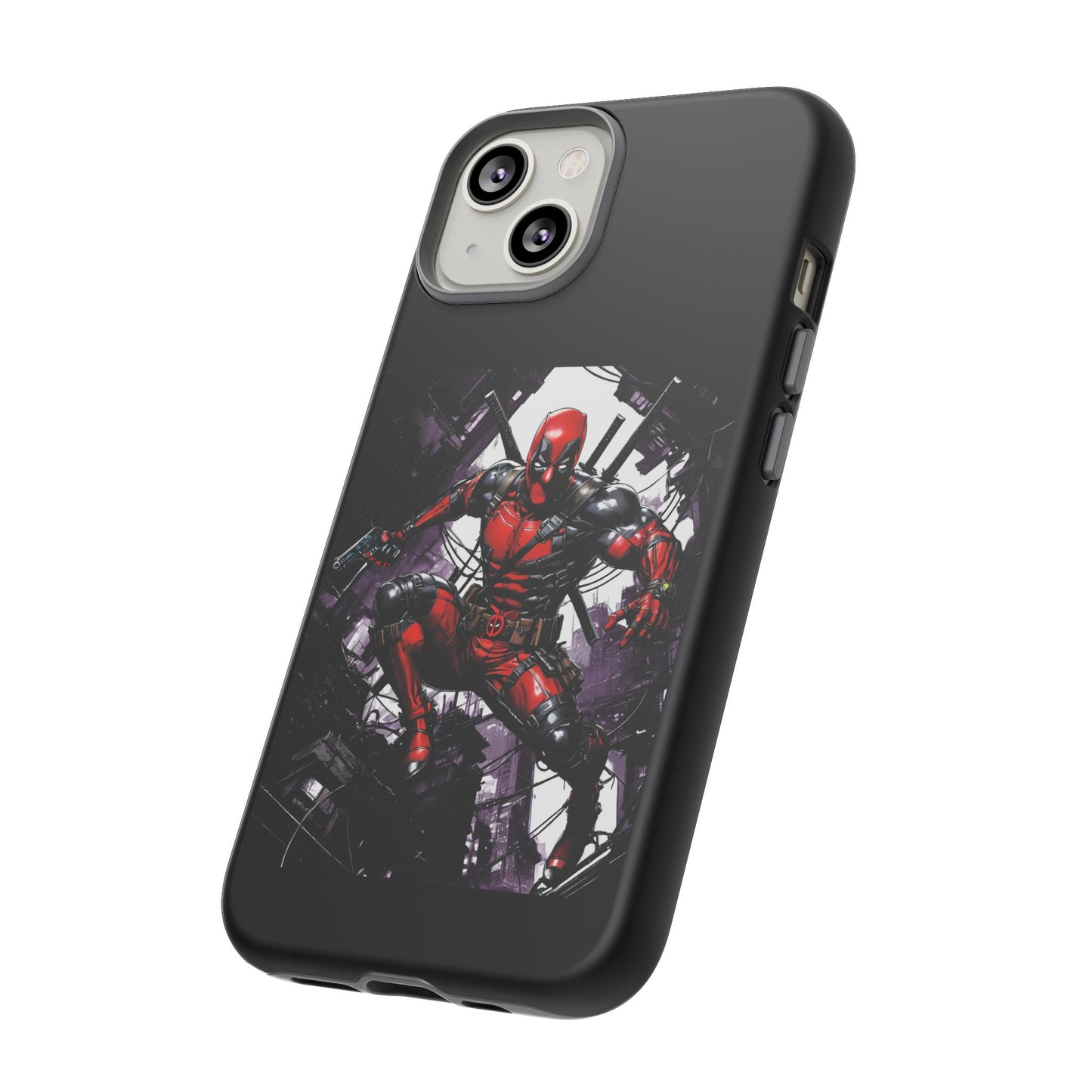 Deadpool Fan Art Tough Cases - Rugged Cell Phone Case, T-Shirt, Sweatshirt, Hoodie - Stylish Hero Accessories, Baller Matching Set, Marvel