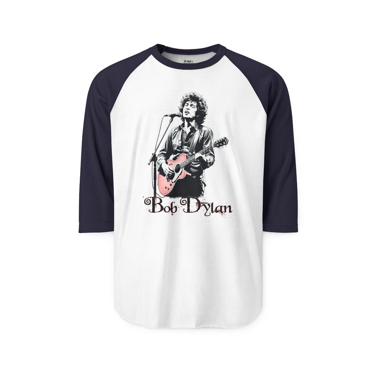 Bob Dylan Unisex Raglan Shirt - Retro Music Tee, Gift for Music Lovers, Concert Outfit, Vintage Style, Rock and Roll Apparel