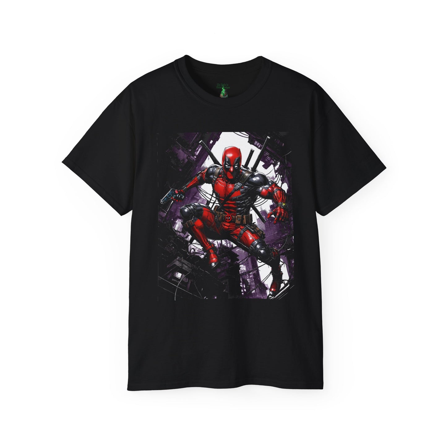 Deadpool Fan Art T-shirt, Comic Collector Shirt, Marvel Fan Gift, Comicon Apparel, Unisex Ultra Cotton Tee