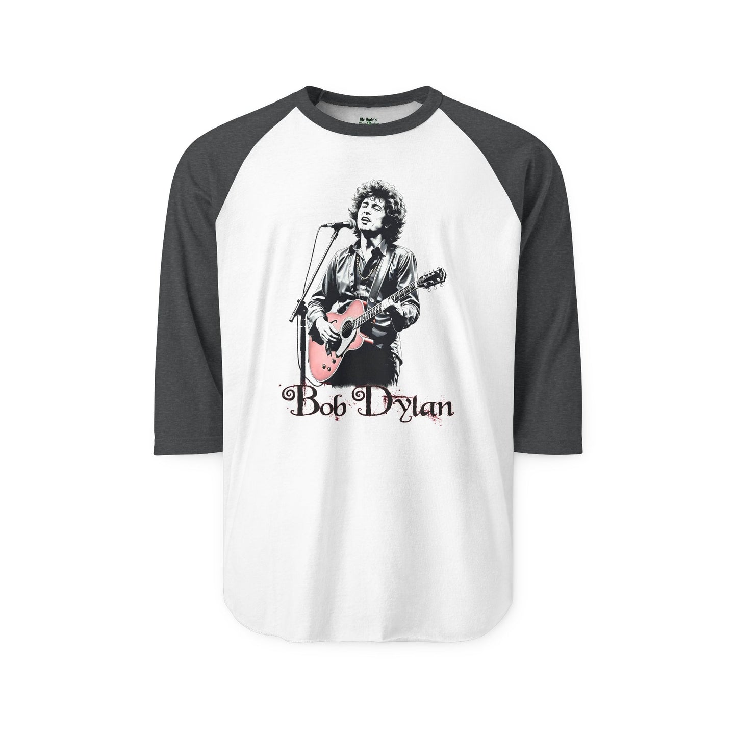 Bob Dylan Unisex Raglan Shirt - Retro Music Tee, Gift for Music Lovers, Concert Outfit, Vintage Style, Rock and Roll Apparel
