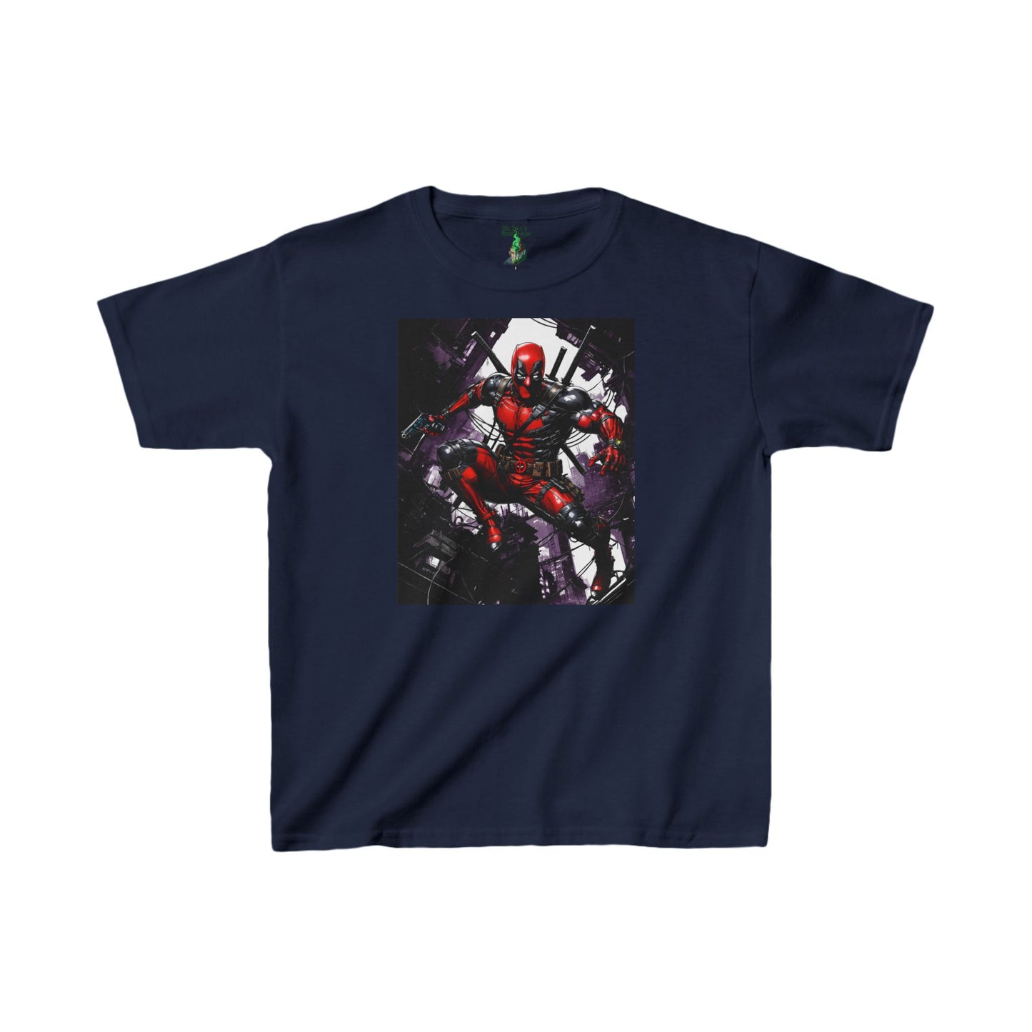 Deadpool Fan Art Kids Tee, Marvel Gift, Comic Con Shirt, Vintage Cotton T-shirt