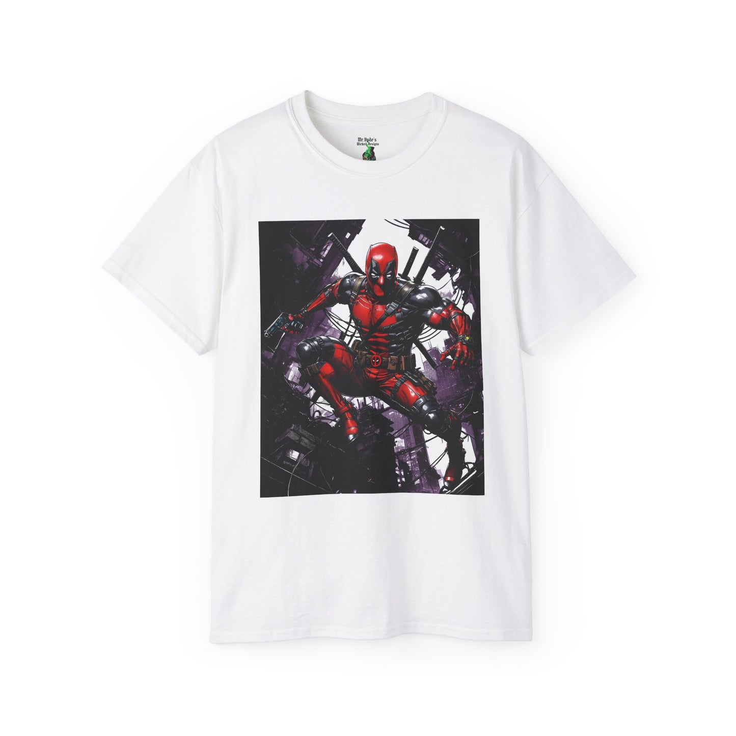 Deadpool Fan Art T-shirt, Comic Collector Shirt, Marvel Fan Gift, Comicon Apparel, Unisex Ultra Cotton Tee