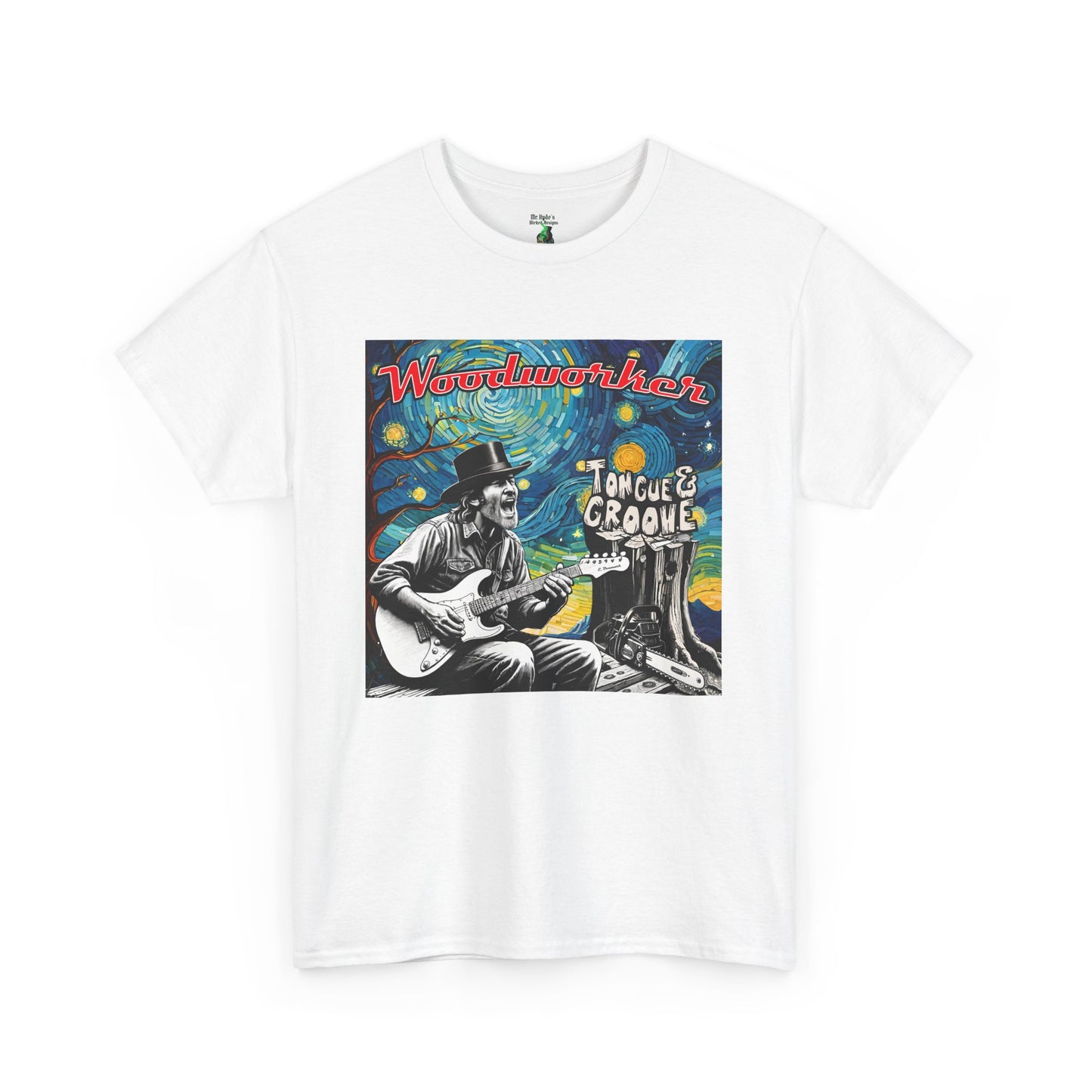 Woodworker Tongue & Groove Unisex Heavy Cotton Tee