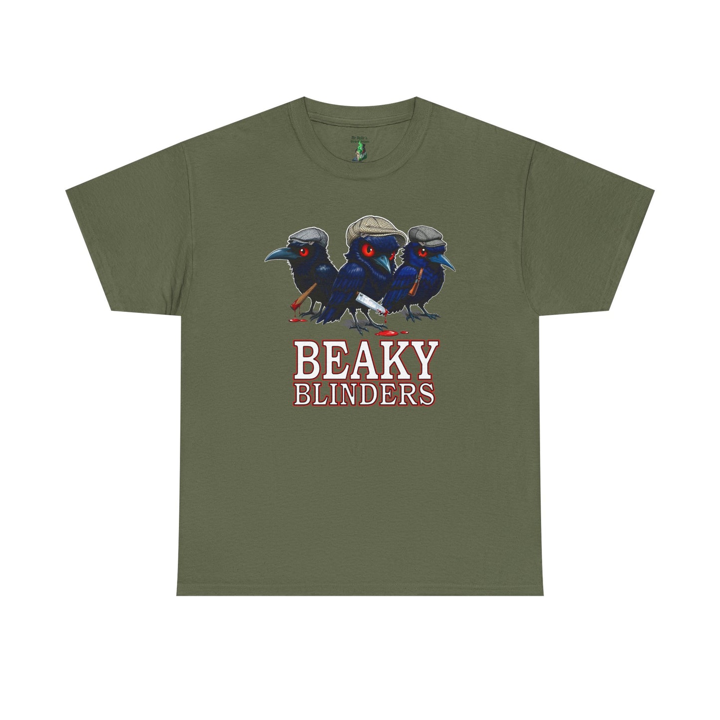 Beaky Blinders Unisex Tee, Peaky Blinders Parody Shirt, Gangster Fan Gift, Murder of Crows T-shirt, Tommy Shelby Tee, Razor Blades Tee