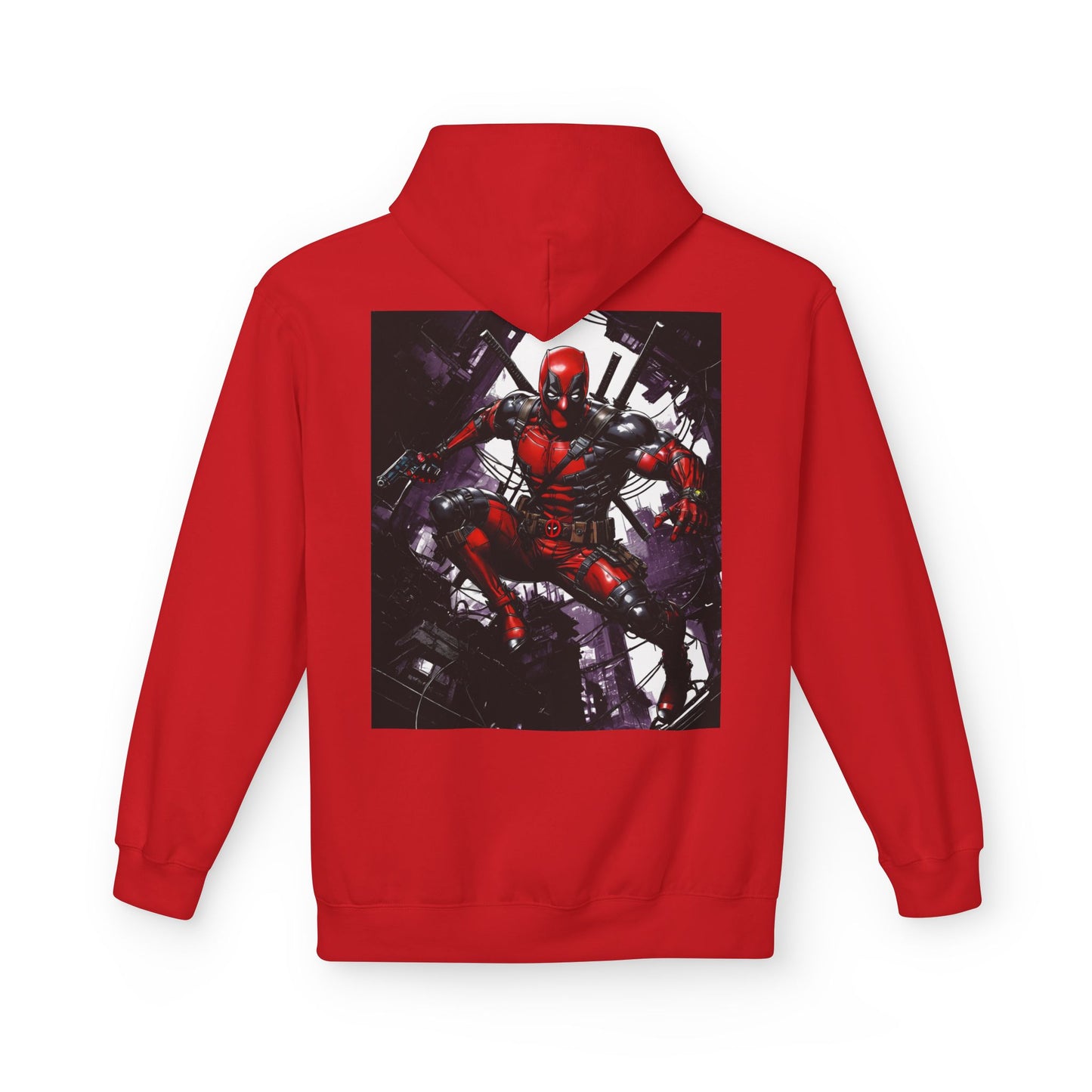 Deadpool Fan Art Hoodie, Comic Collector Gift, Vintage Style Hooded Sweatshirt, Comicon Apparel, Marvel Fan Apparel