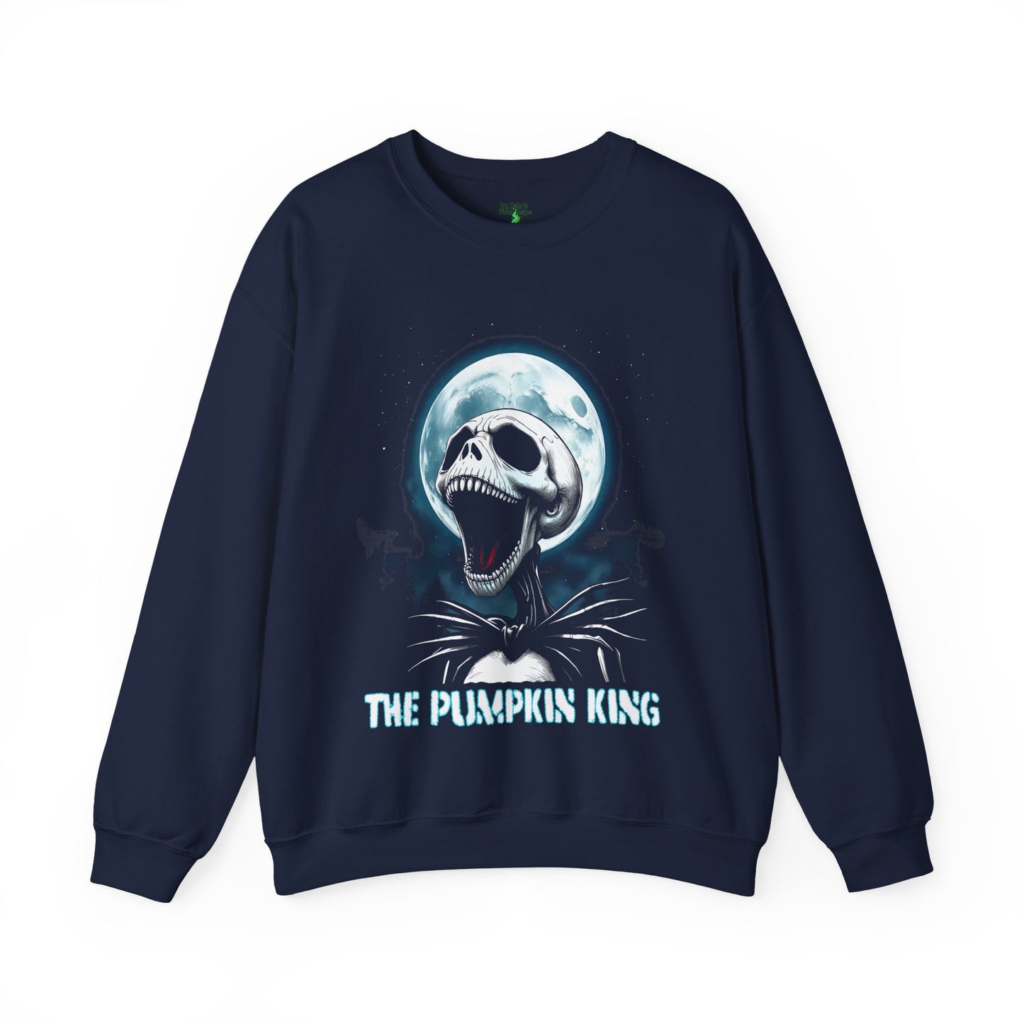 Pumpkin King Sweatshirt, Halloween Apparel, Unisex Crewneck, Spooky Fashion, Fall Wardrobe, Gift for Fans, Cozy Autumn Wear