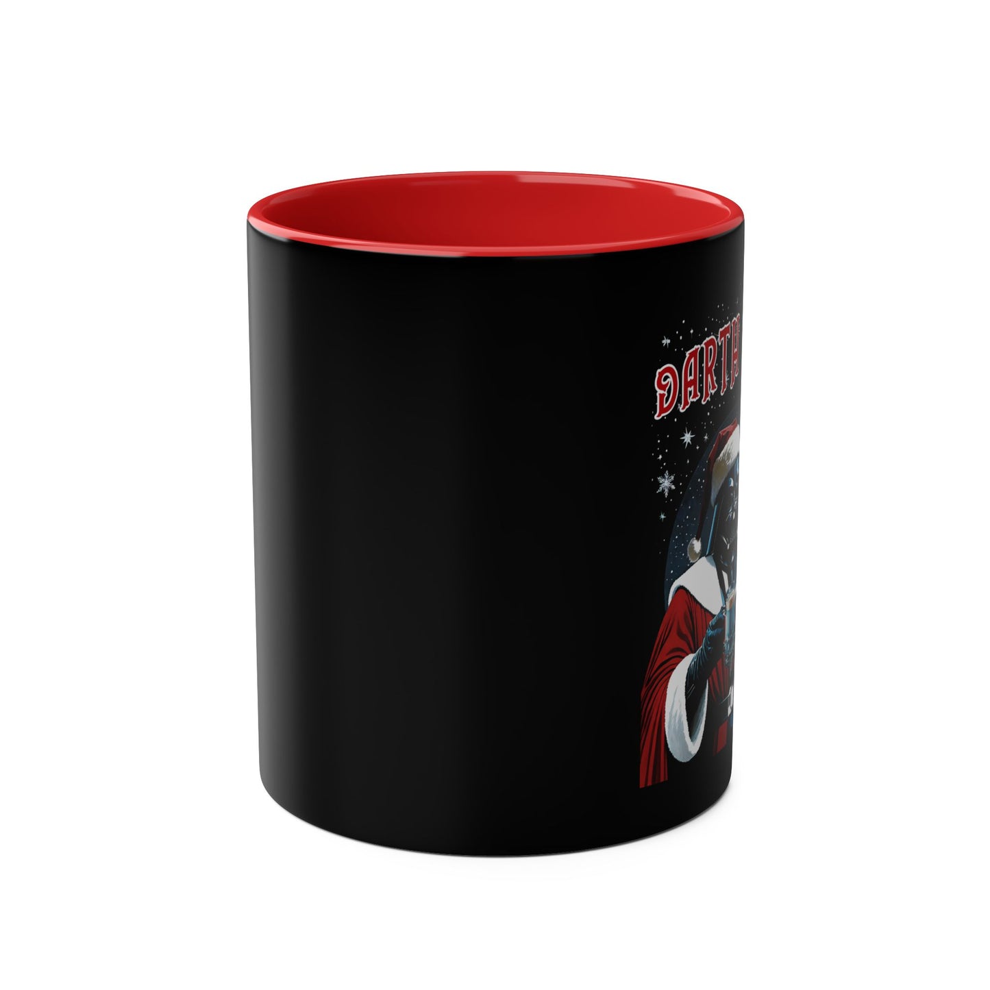 Darth Santa Christmas Ceramic Mug, Blue Milk Star Wars Parody Gift, Festive Christmas Cup, SW Fans, Dank Farrik Mug