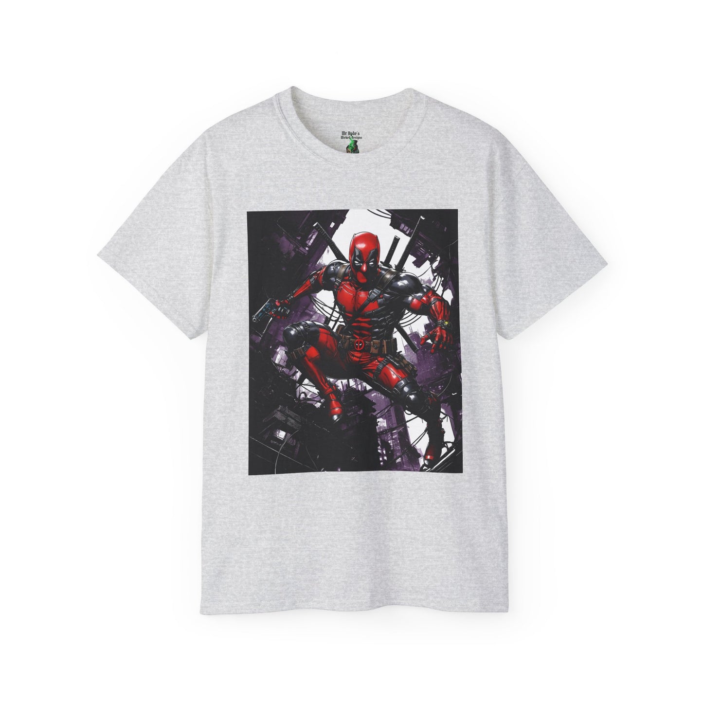 Deadpool Fan Art T-shirt, Comic Collector Shirt, Marvel Fan Gift, Comicon Apparel, Unisex Ultra Cotton Tee