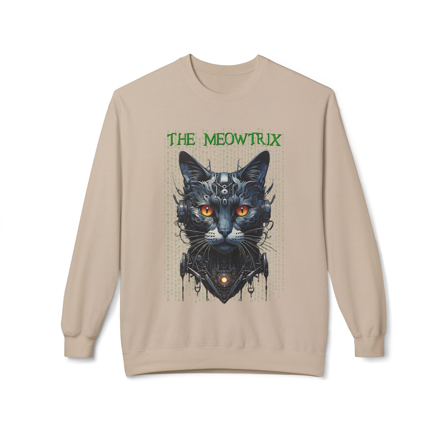 Matrix Cat Parody Sweatshirt, Funny Meowtrix Design, Cat Lover Gift, Movie Parody Shirt, Cool Neo Cat Apparel