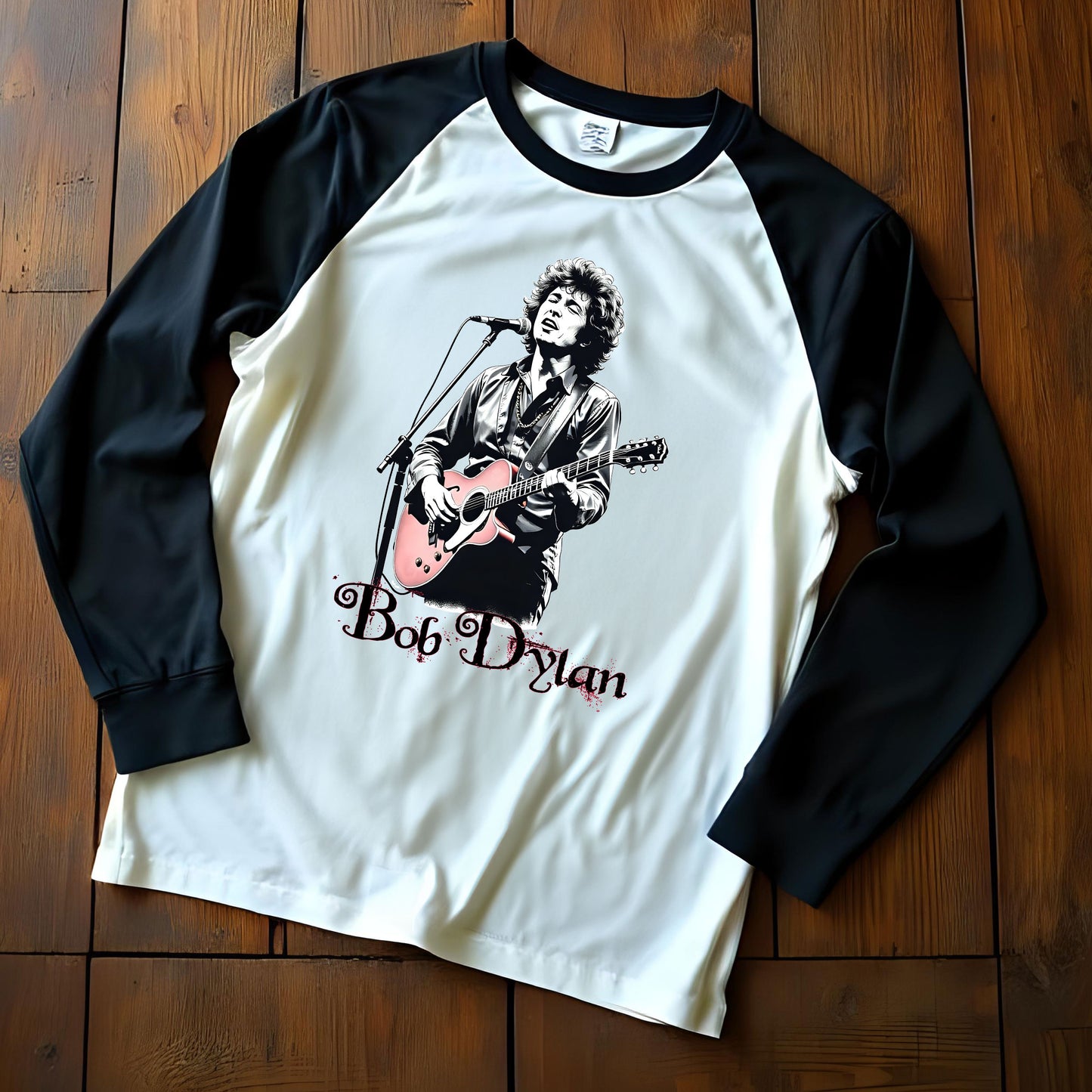Bob Dylan Unisex Raglan Shirt - Retro Music Tee, Gift for Music Lovers, Concert Outfit, Vintage Style, Rock and Roll Apparel