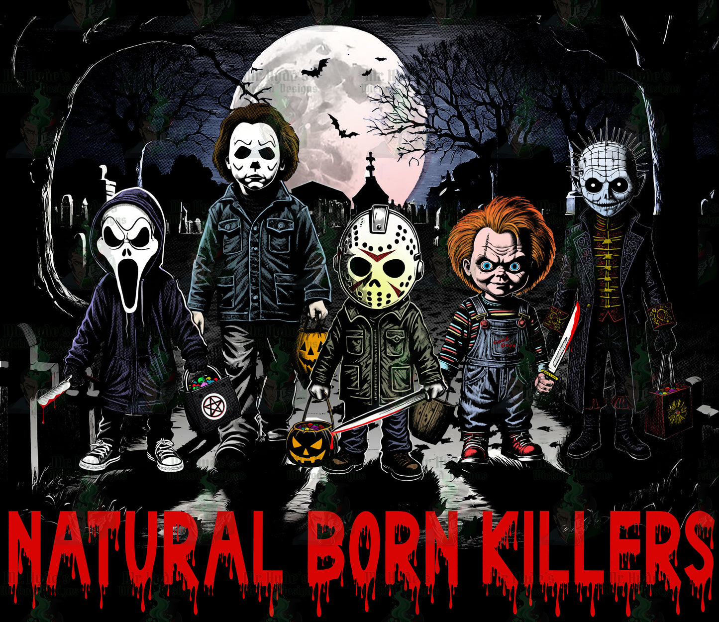Natural Born Killers sweatshirt, Movie Murders crew neck sweatshirt, Ghostface sweatshirt, Jason Voorhees, Michael Myers, Chucky , Pinhead, Halloween sweatshirt, Unisex Heavy Blend™ Crewneck Sweatshirt