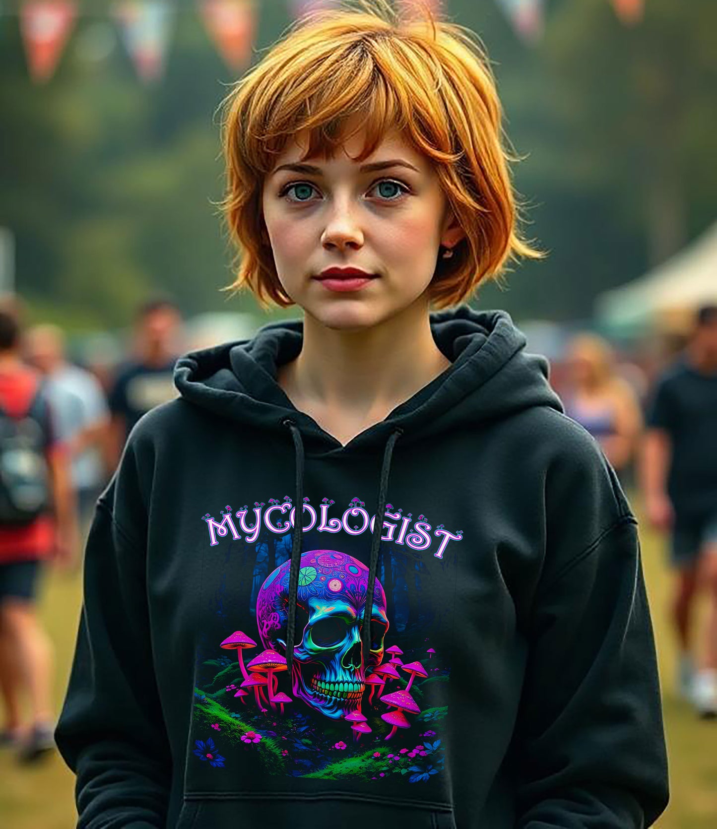 Mycologist Hoodie: Stylish Sweatshirt for Nature Lovers, Mushroom Enthusiasts, Festival Gear Gift, Psychedelic Tee, Unisex Apparel