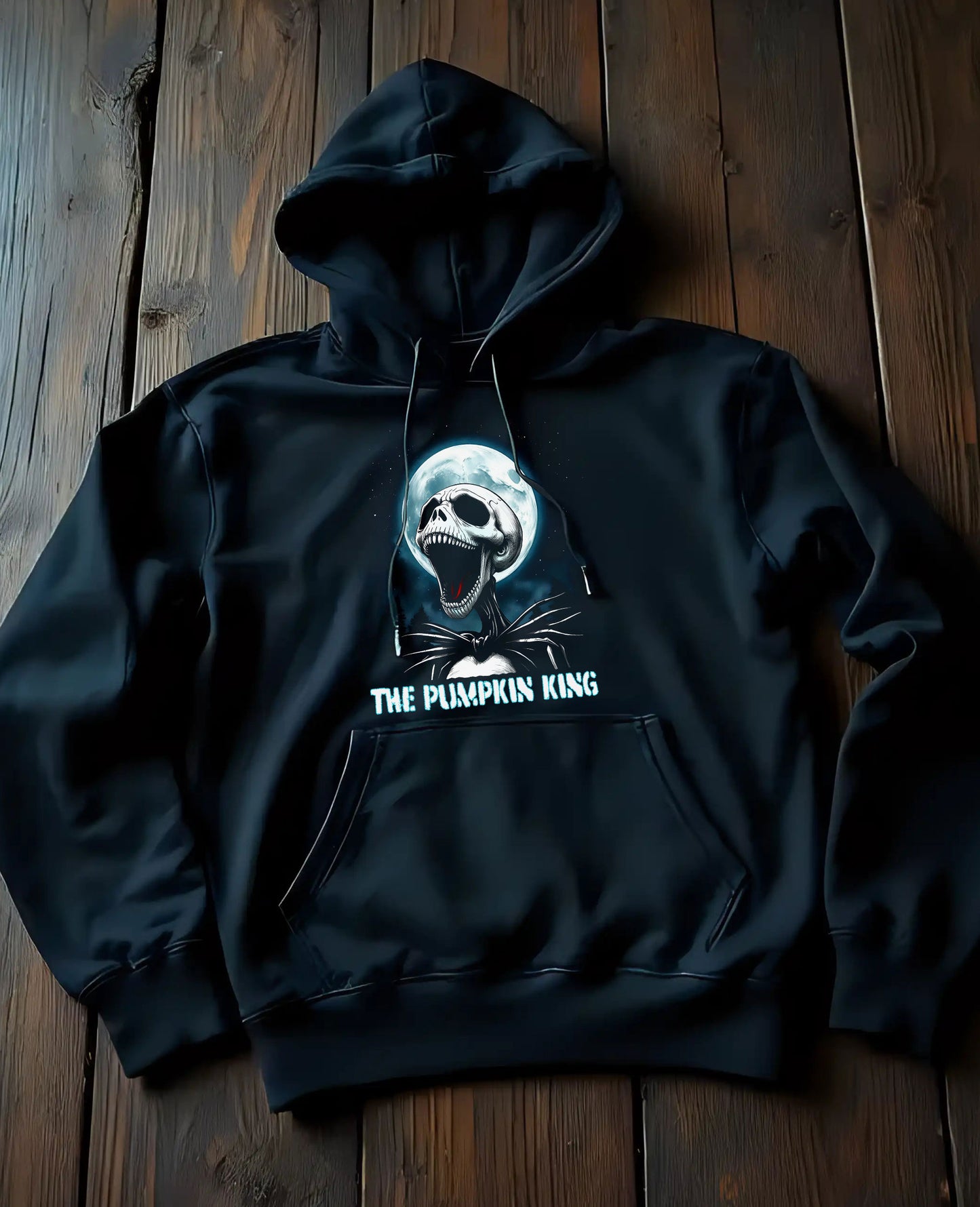 Halloween Pumpkin King Hoodie, Unisex Sweatshirt, Cozy Fall Apparel, Spooky Season Gift, Nightmare Before Christmas Merchandise