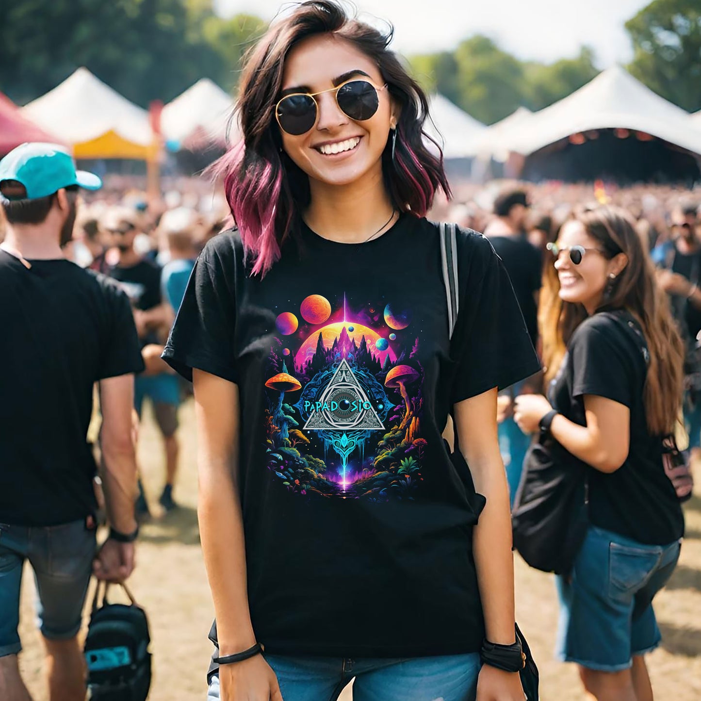 Papadsio Psychedelic Festival Unisex T-Shirt, Music festival shirt, Papadosio fanart, Band shirt, Concert Tee