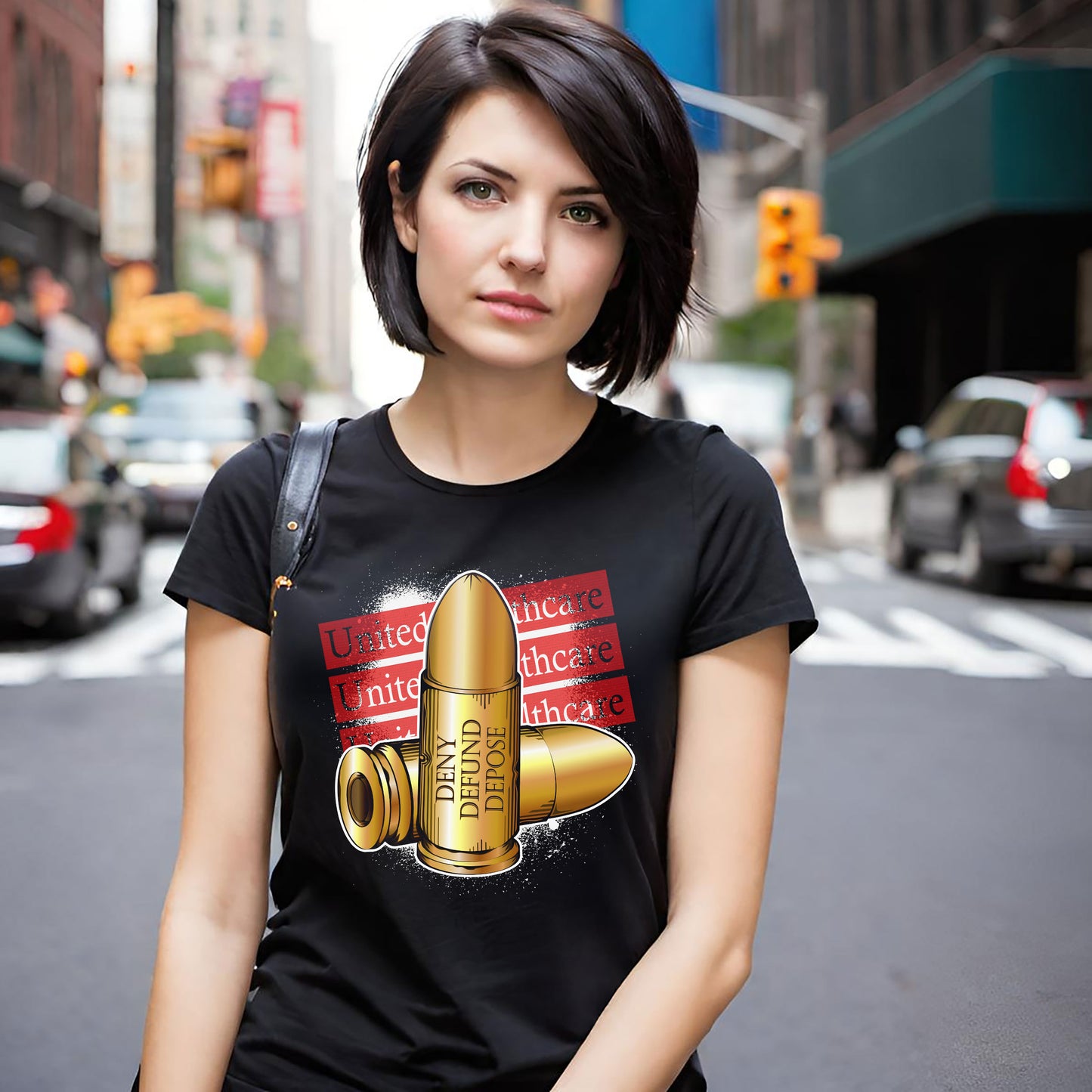 Deny, Defund, and Depose Tee, Health Care Activist Unisex Tee, Protest Insurance System, Stop Corporate Greed Shirt, Unisex Political Tee,