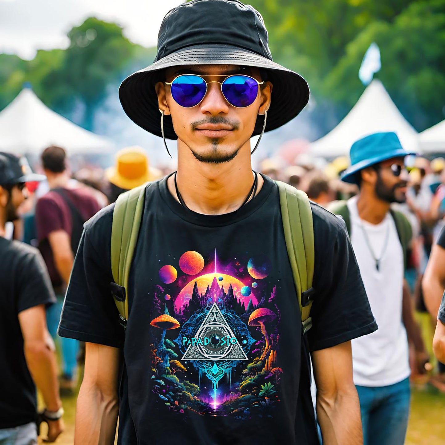 Papadsio Psychedelic Festival Unisex T-Shirt, Music festival shirt, Papadosio fanart, Band shirt, Concert Tee