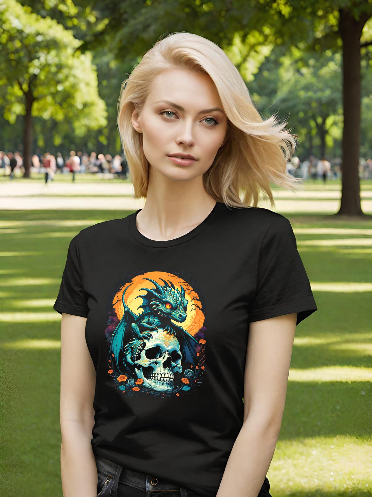 When you see how light and colorful this Baby Dragon t-shirt is. You are going to need this whimsical Baby Dragon t-shirt in your life. making for an incredibly soft light design. This Women's unisex cotton t-shirt is a must have for every collector.