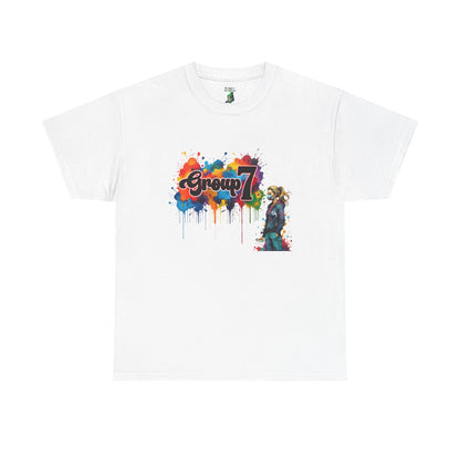 Colorful Group 7 Unisex Tee - Group 7 support t-shirt, TikTok Group 7 merch