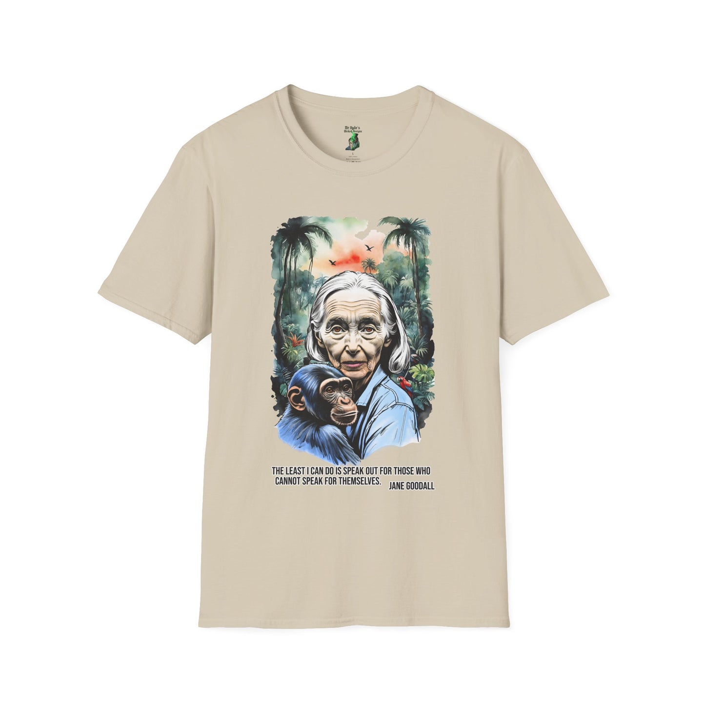 Nature Lover's T-Shirt with Jane Goodall Quote, Eco-Friendly Tee, Animal Rights Shirt, Gift for Wildlife Advocates, Conservation [...]