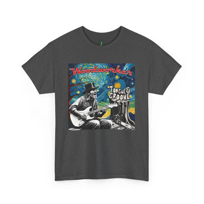 Woodworker Tongue & Groove Unisex Heavy Cotton Tee
