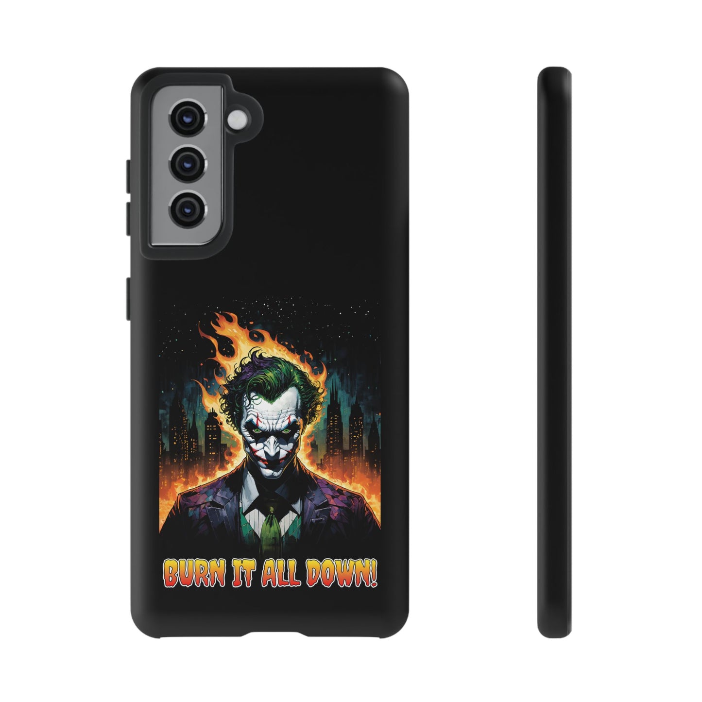 Joker Tough Cases for Samsung, Unique Cell Covers for Batman Fans, Cool Cellphone Protectors, DC Comics Gift, Rugged Tough Cases