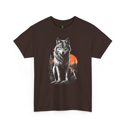 Wolf Graphic Tee | Nature Lover Gift, Cool Graphic Unisex Cotton Shirt