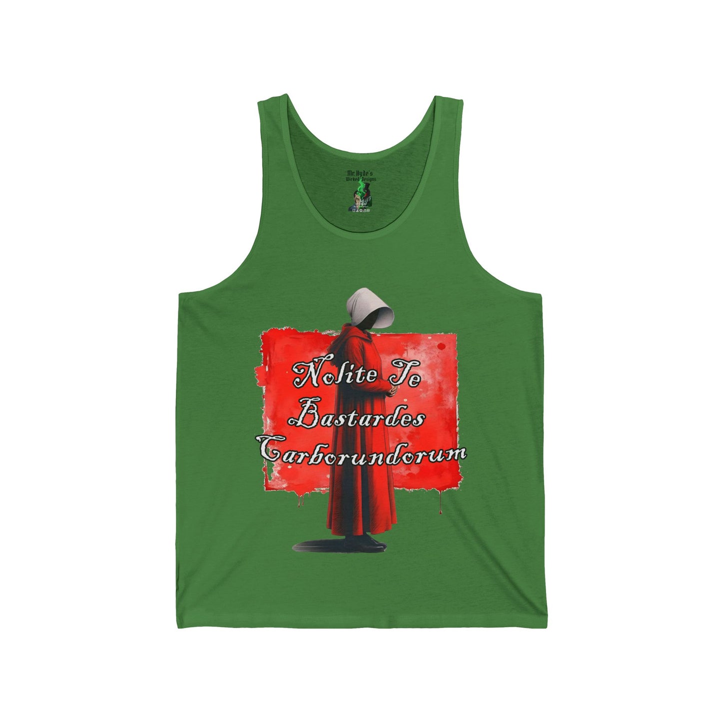 Handmaid Quote Tank Top — "Nolite Te Bastardes Carborundorum" Graphic